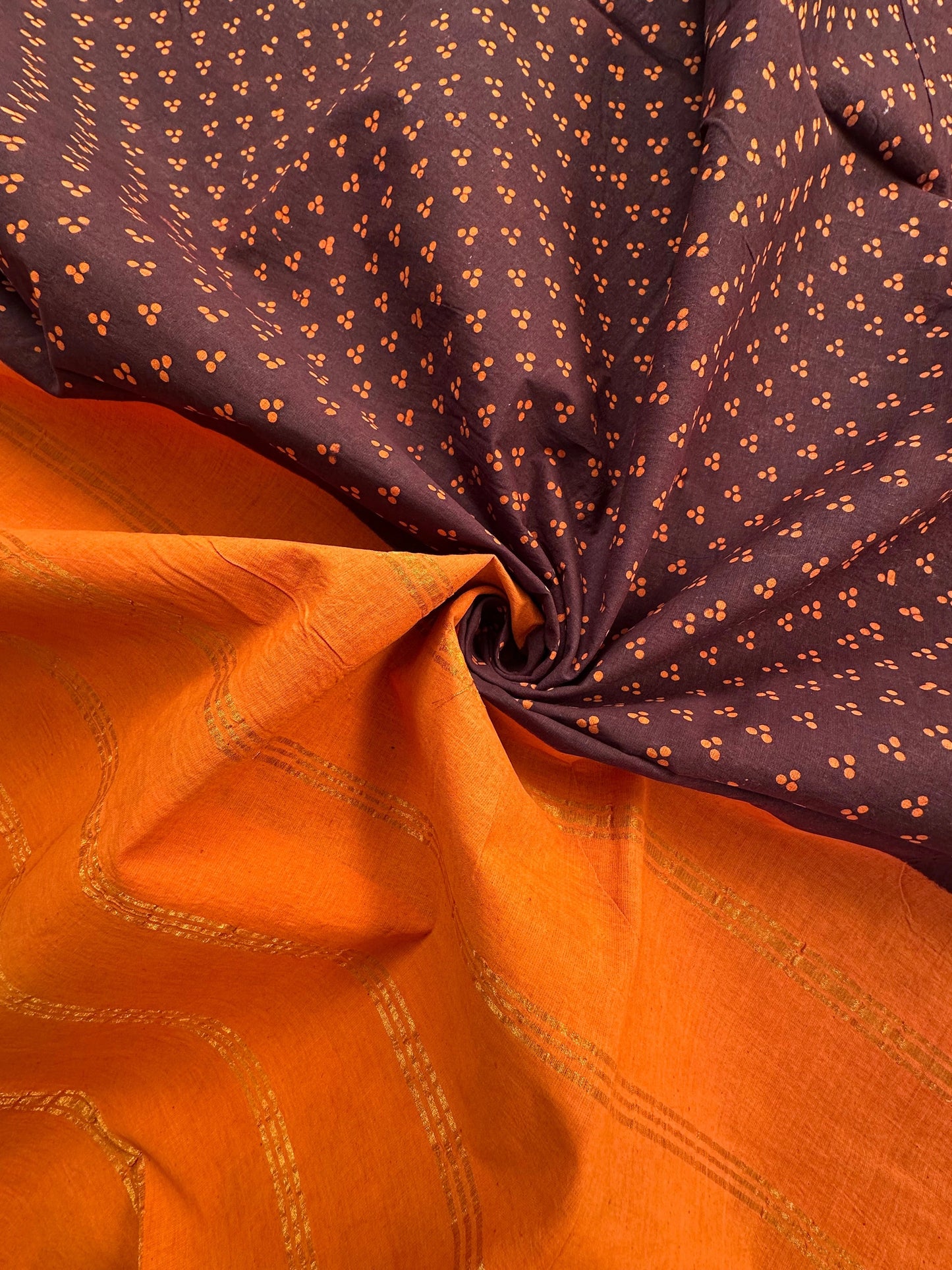 Brown Soongadi Cotton Saree