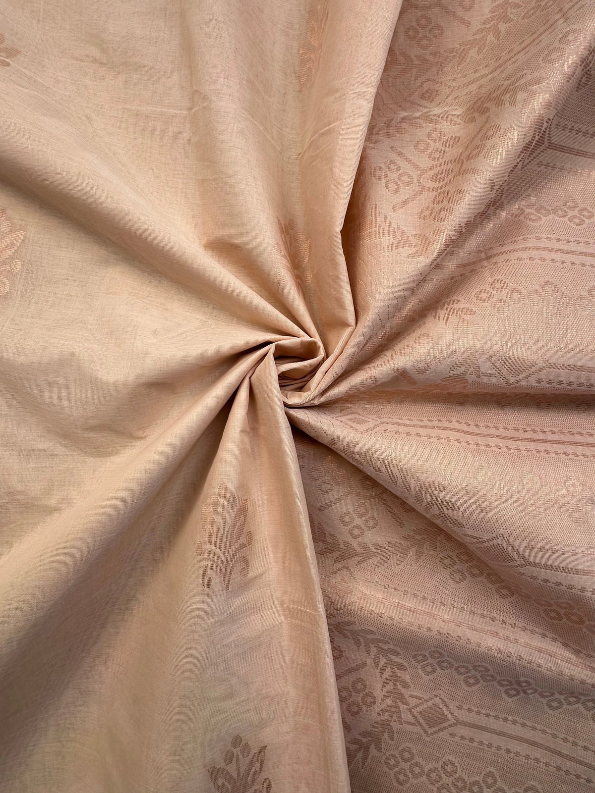 Cream Kovai Pure Cotton Saree