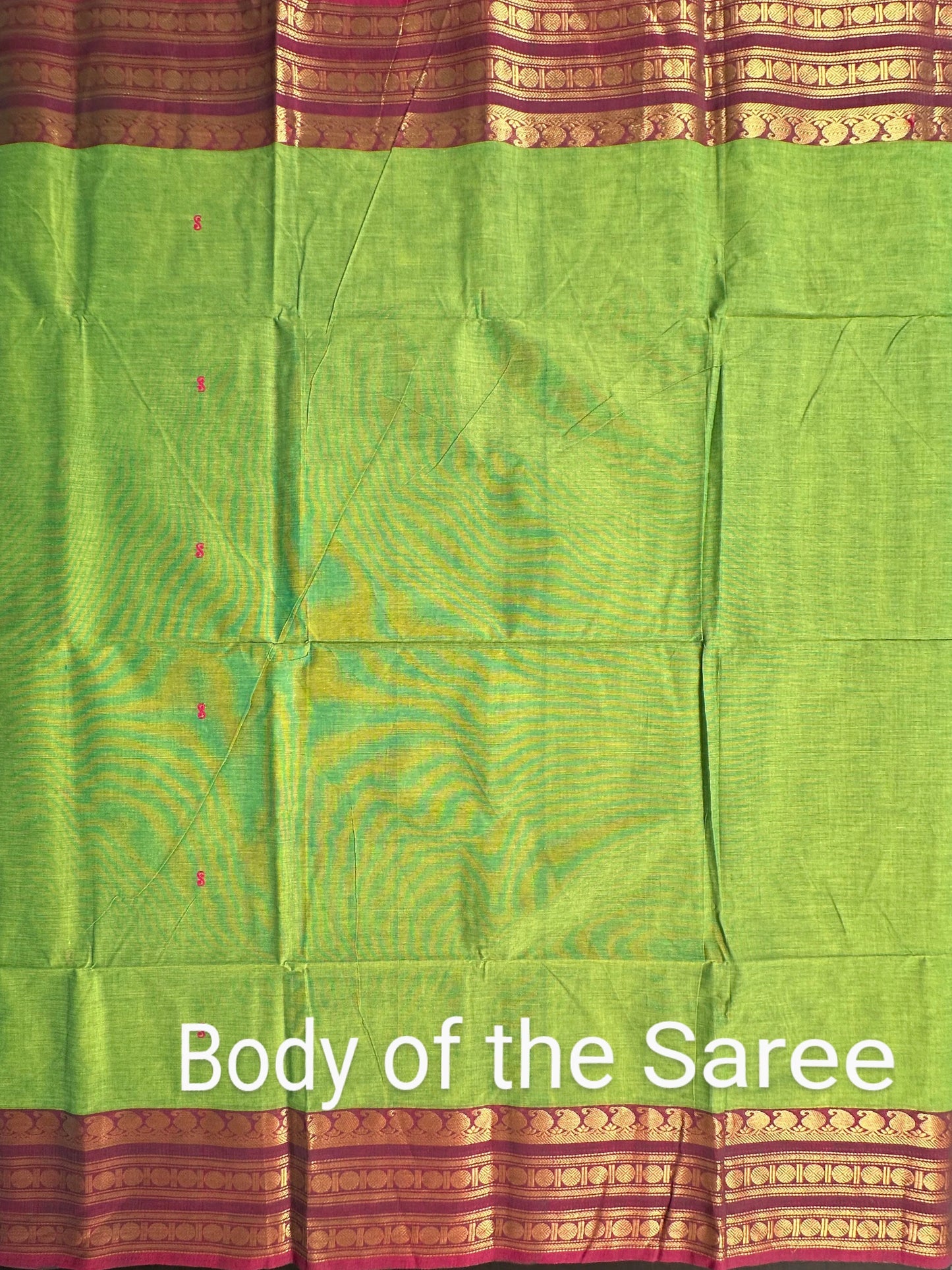 Green Narayanpet Cotton Saree