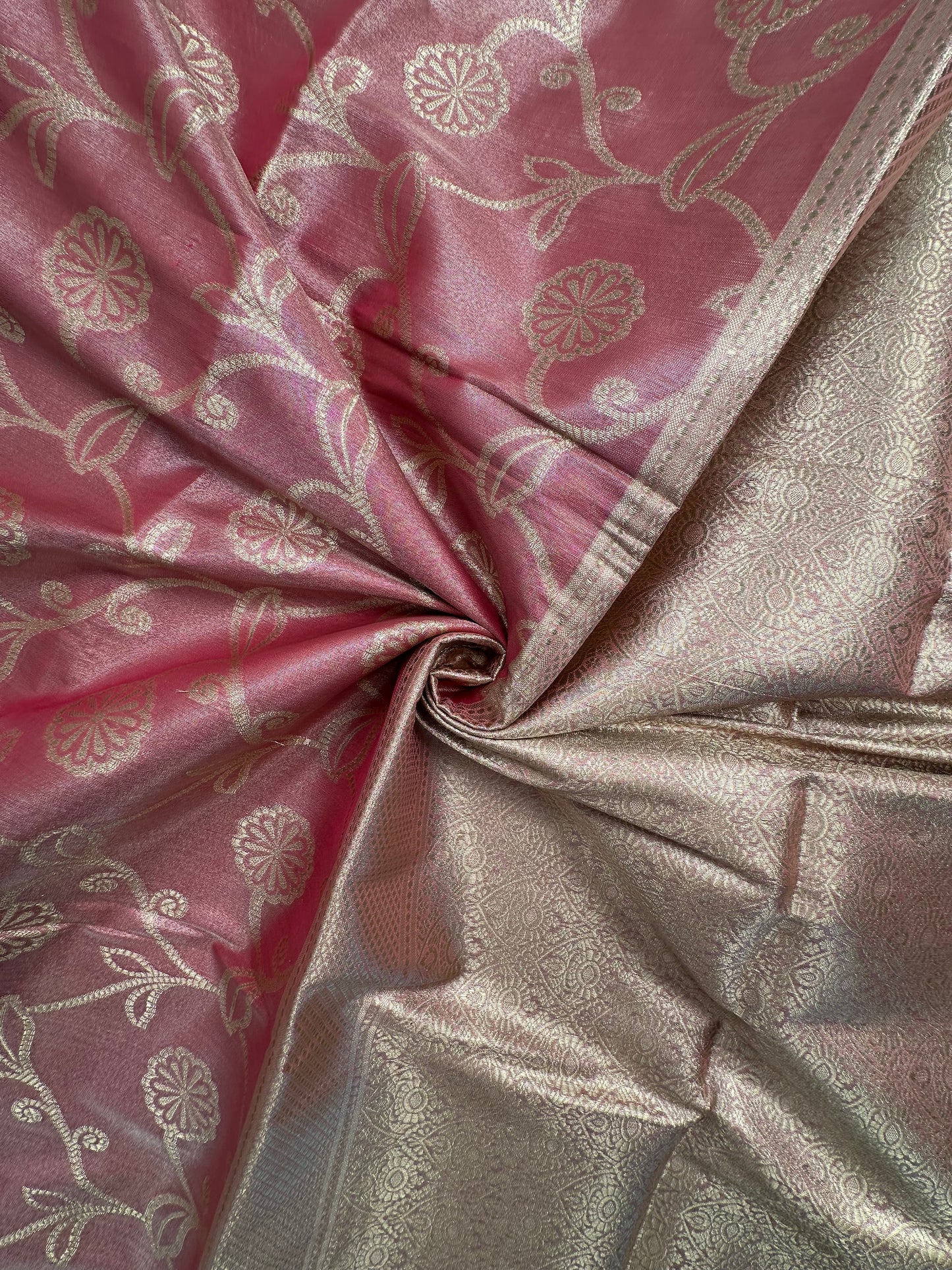 Pink Seerat Tissue Saree