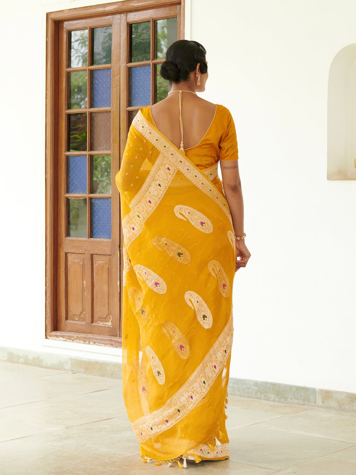 Georgette Tissue Saree