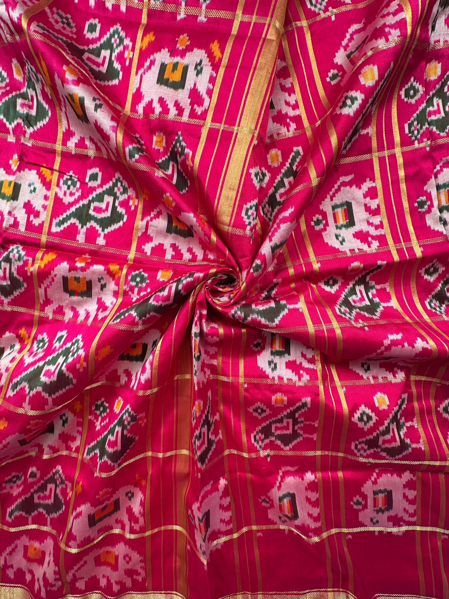 Rani Patola Pure Silk Saree