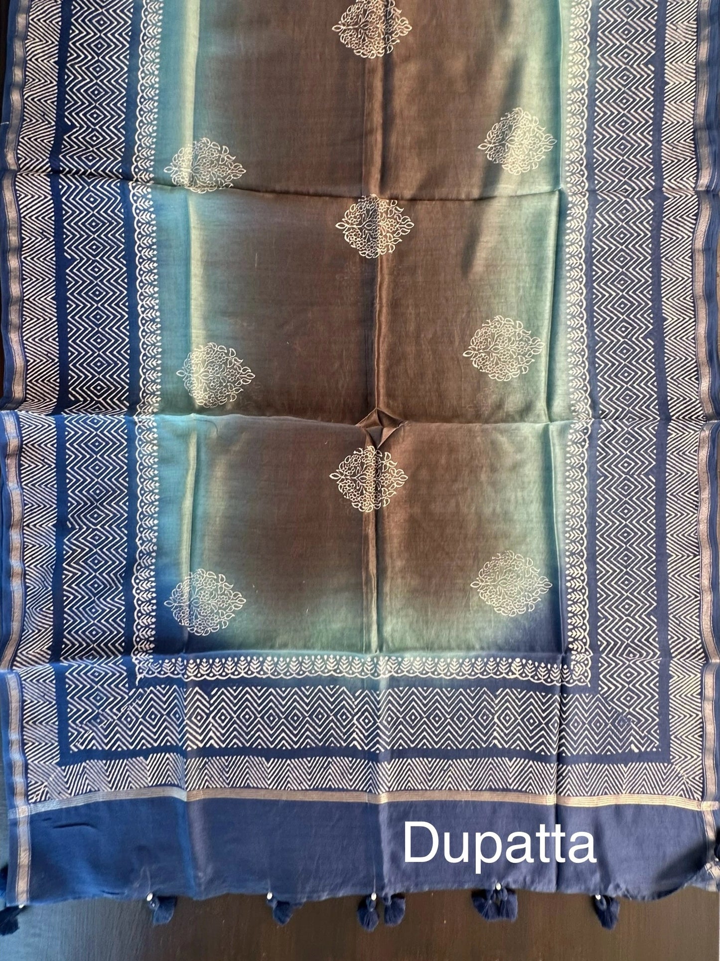 Pure Chanderi 3-Piece Suit