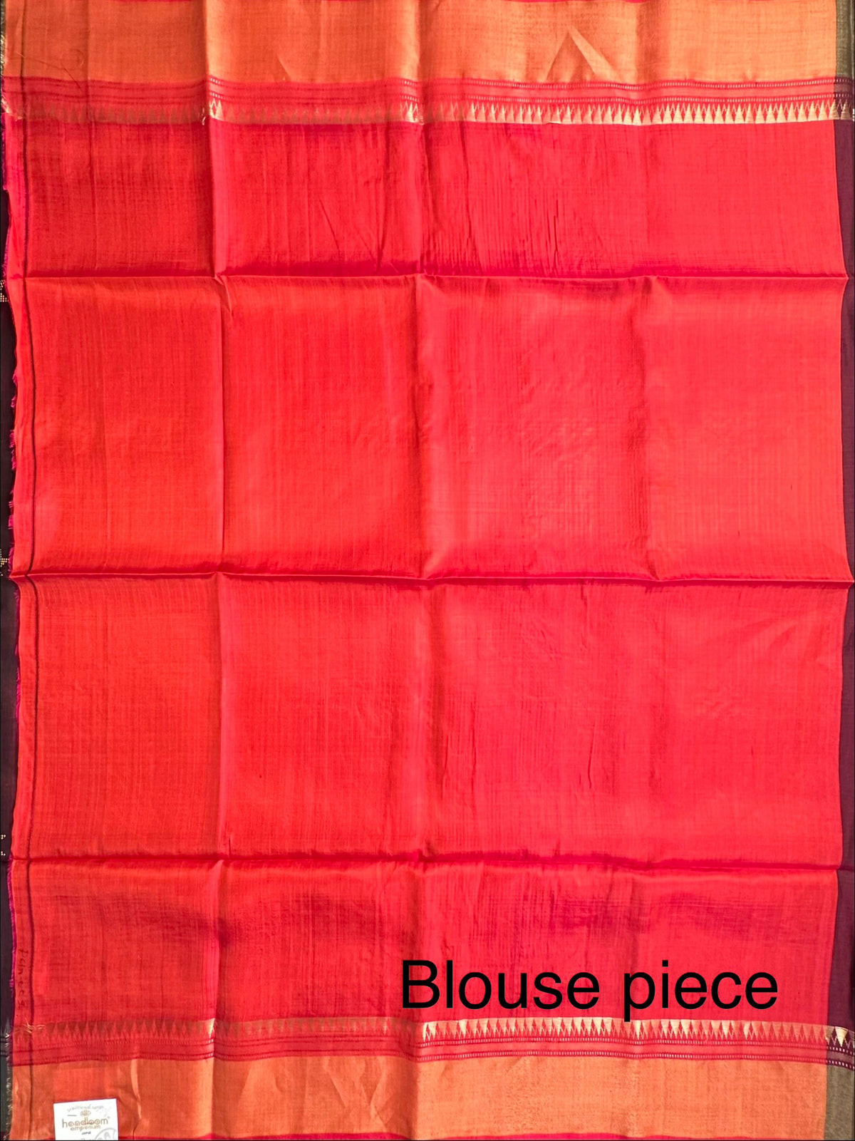 Wine-Multi Colour Assam Resham Weave Silk Saree