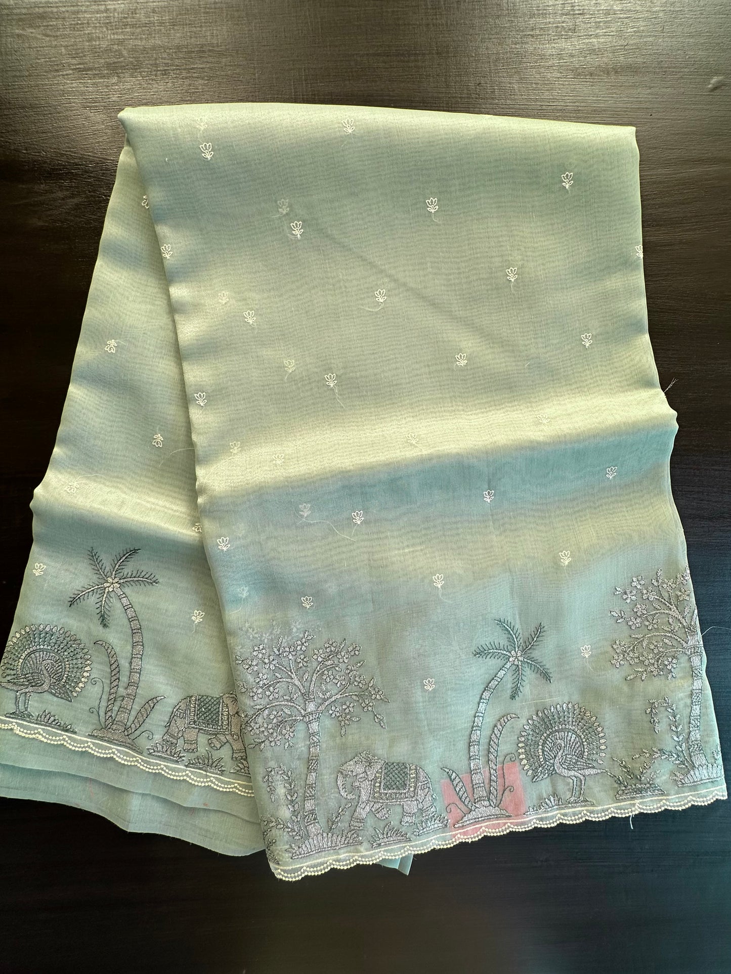 Blended Tissue Saree
