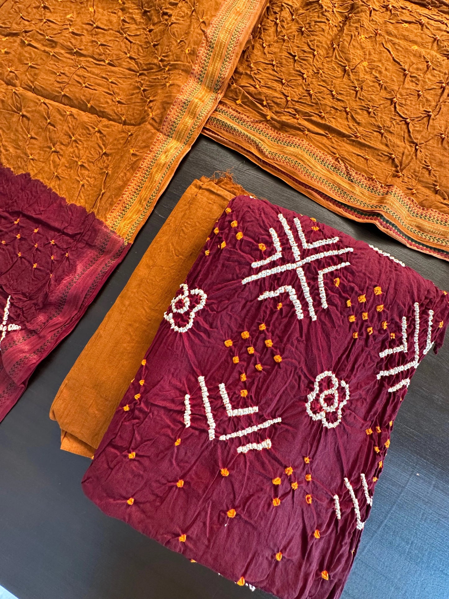 Bandhej Jaipuri Cotton Suit