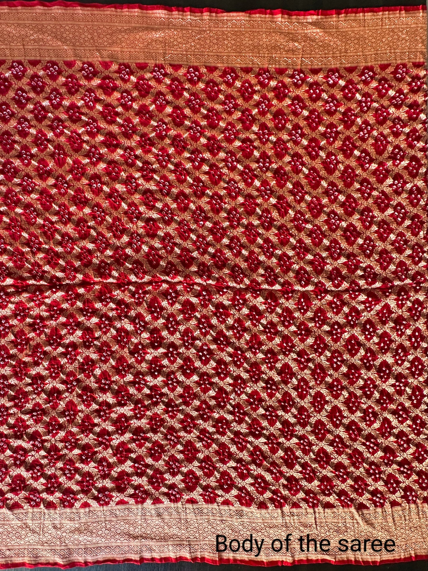 Pure Georgette Gharchola Bandhej Saree
