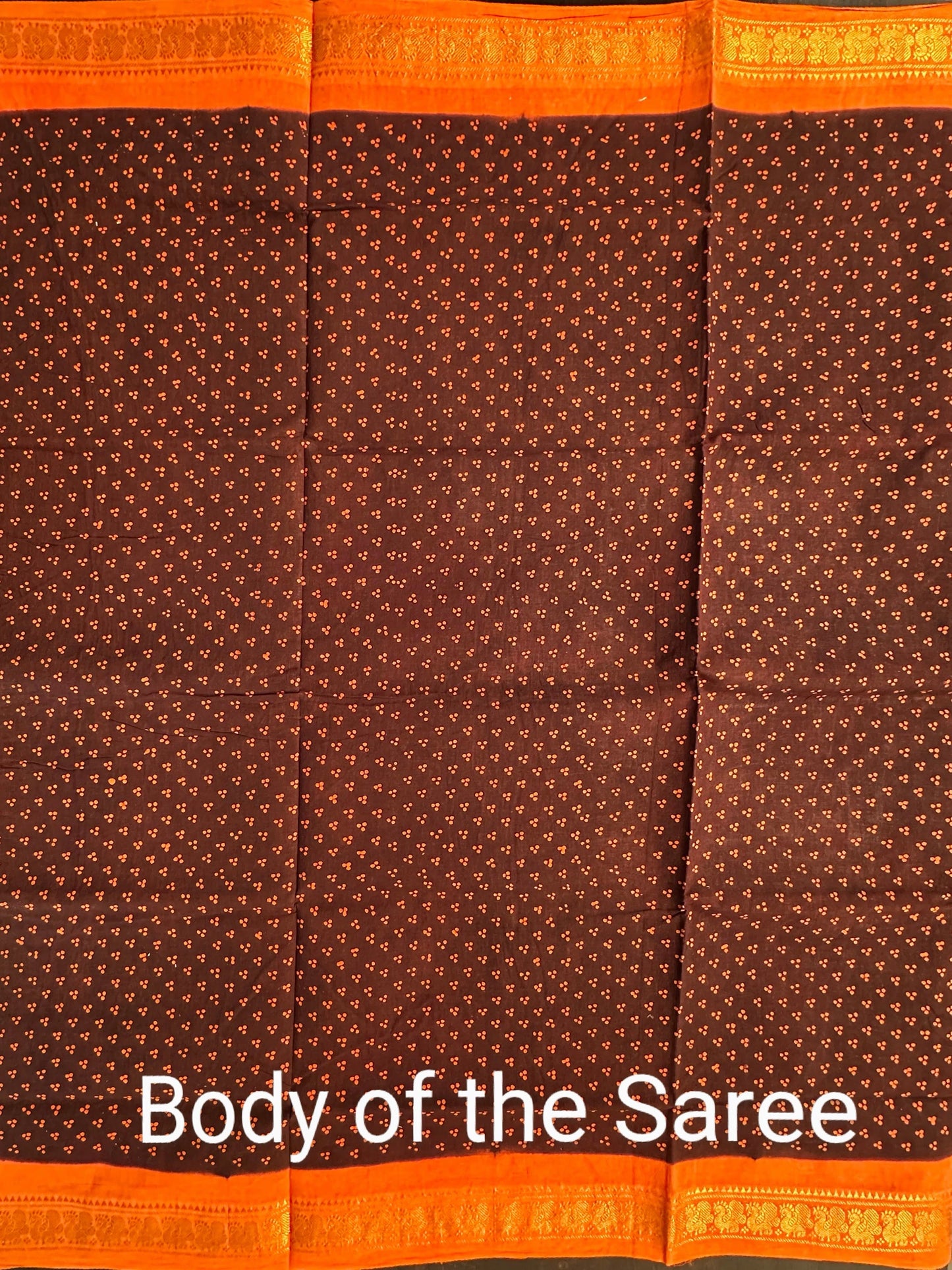 Brown Soongadi Cotton Saree