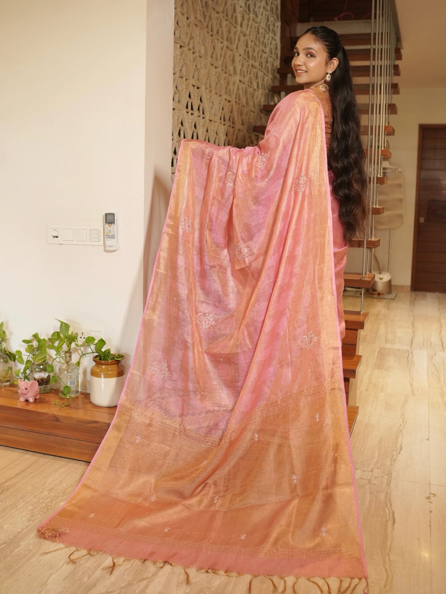 Fancy Tissue Saree