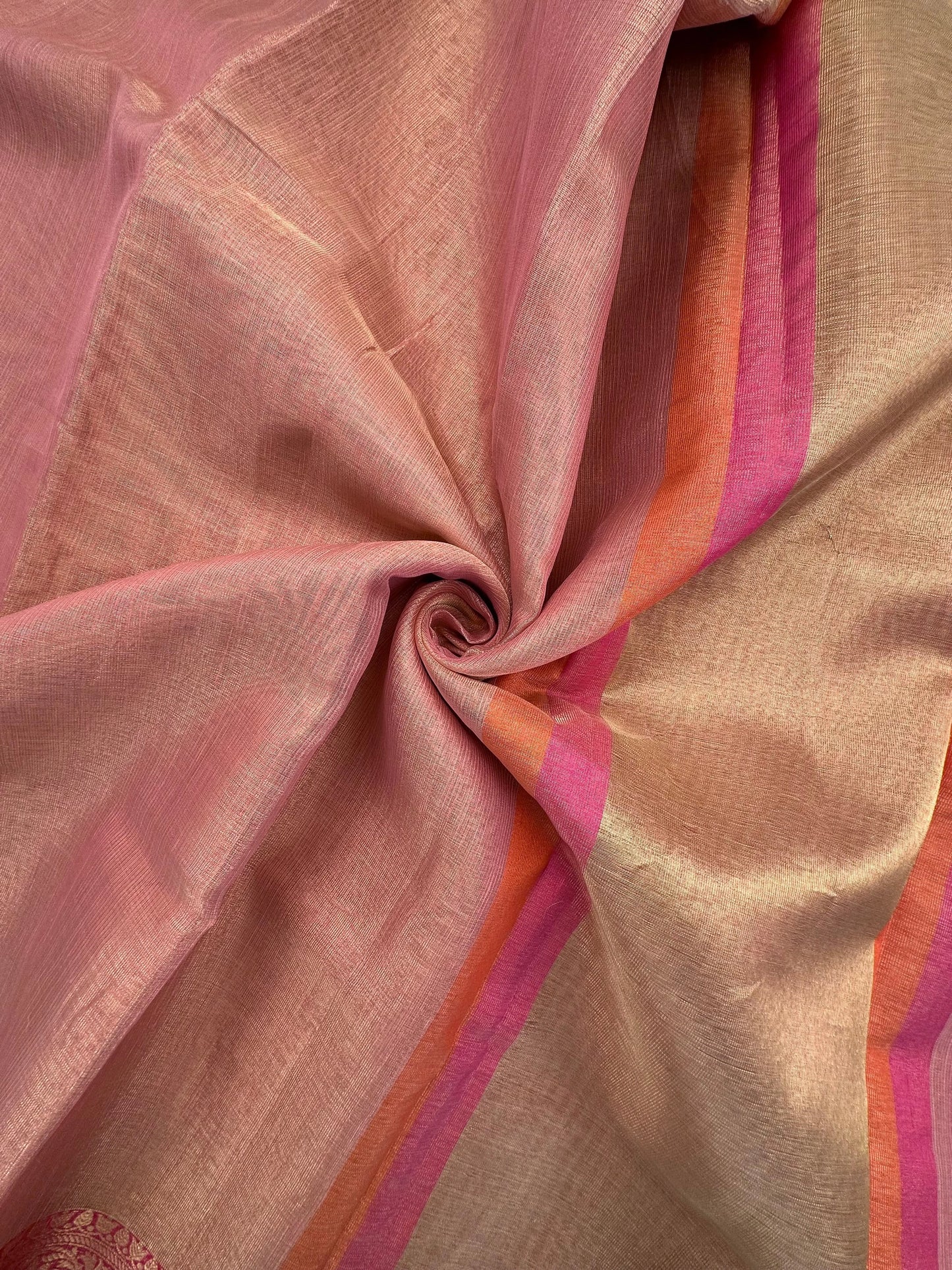 Pink Kirat Tissue Saree