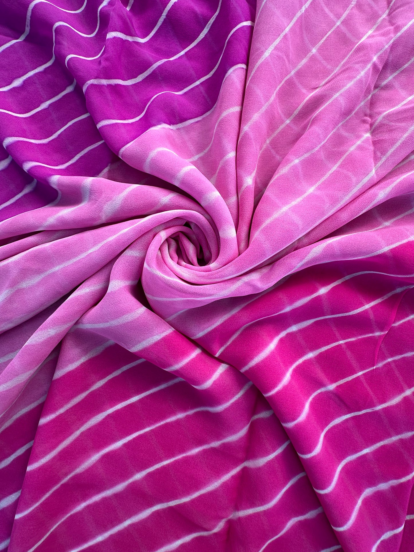 Leheriya Georgette Saree