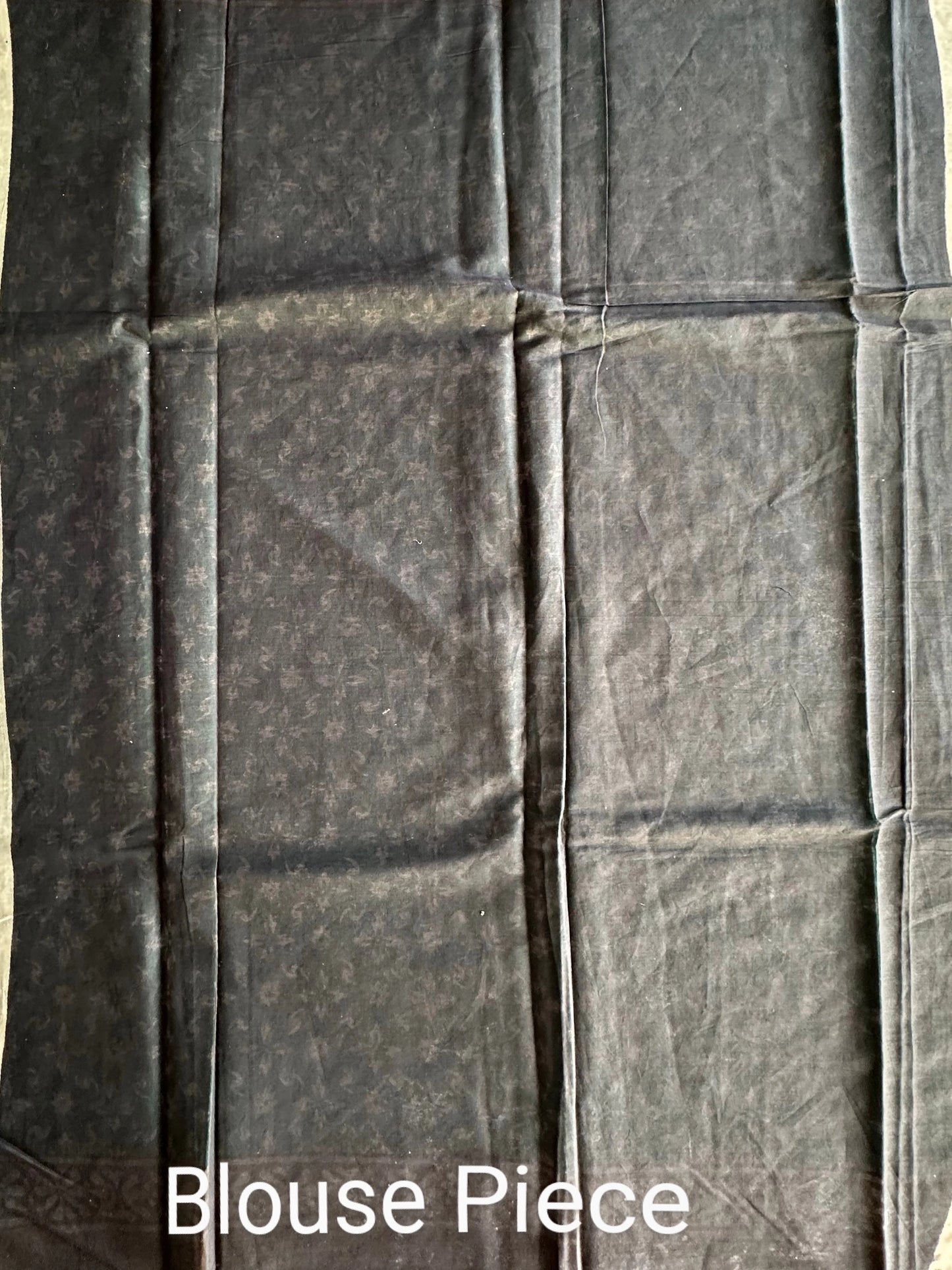 Sea Green Jaipuri Mulmul Saree
