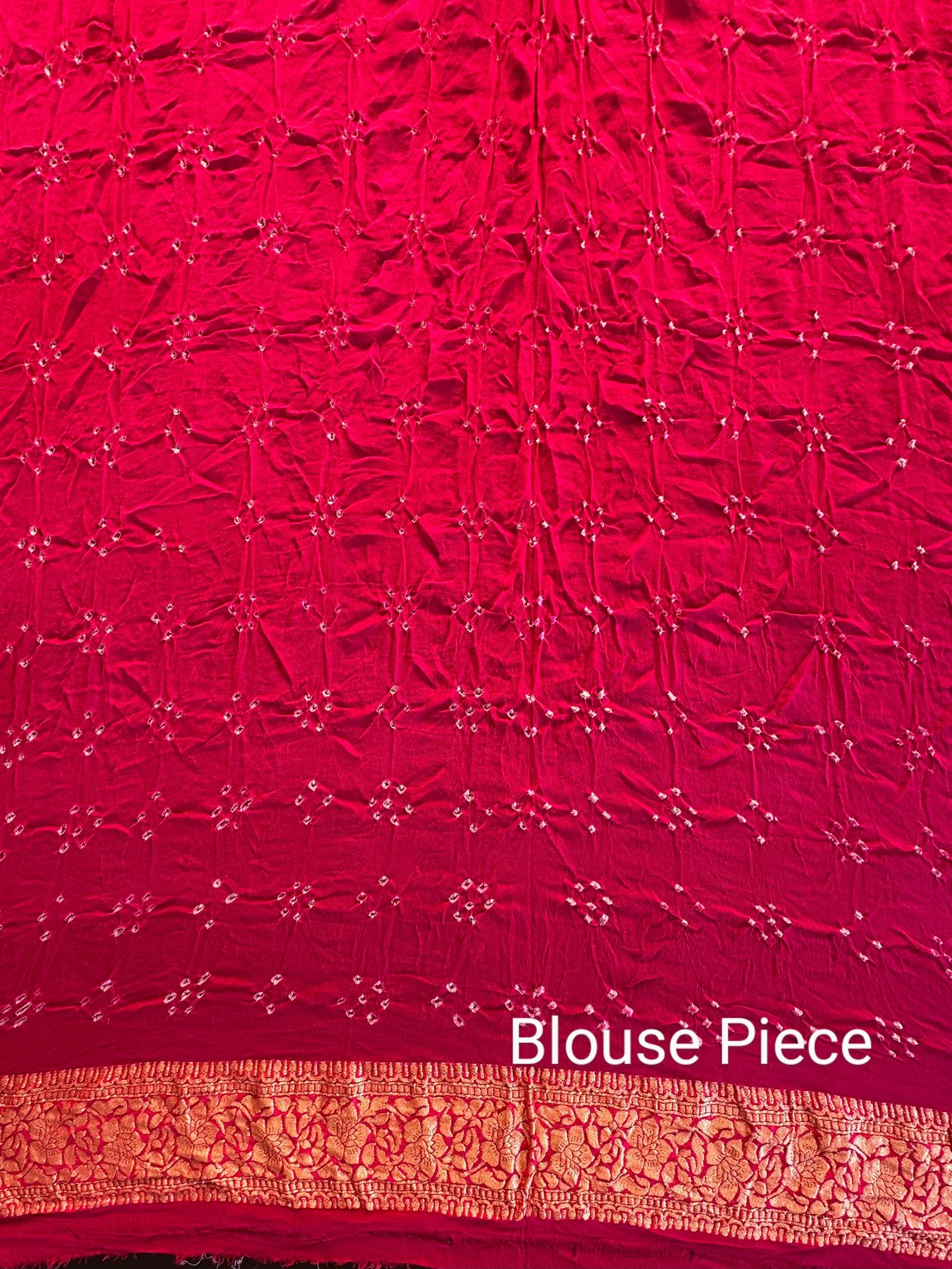 Pure Georgette Gharchola Bandhej Saree