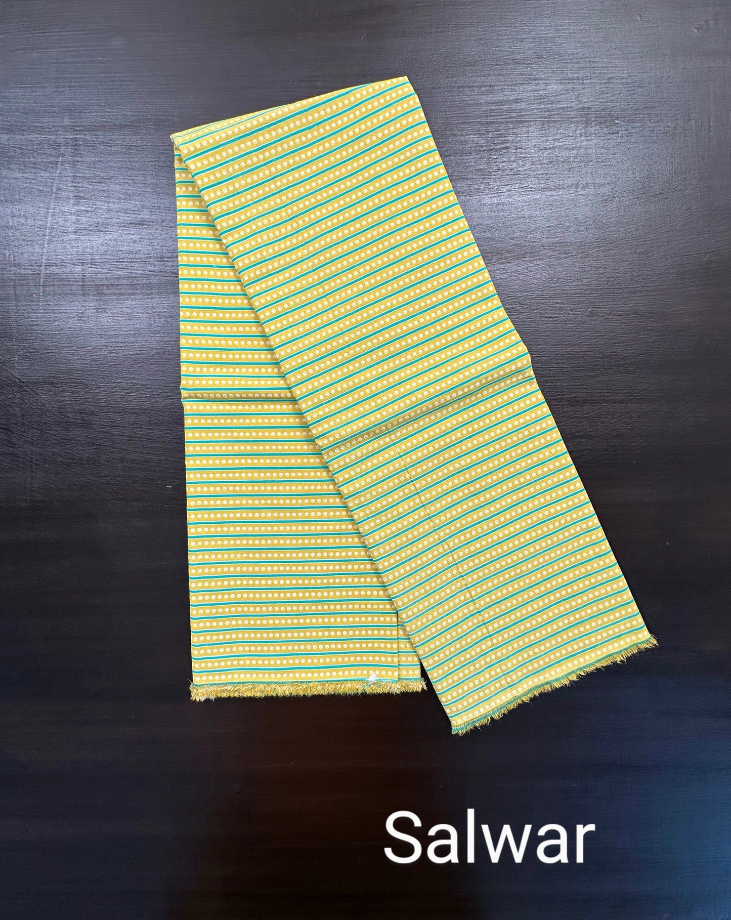 Yellow Angrakha Printed Cotton 3-Piece Suit