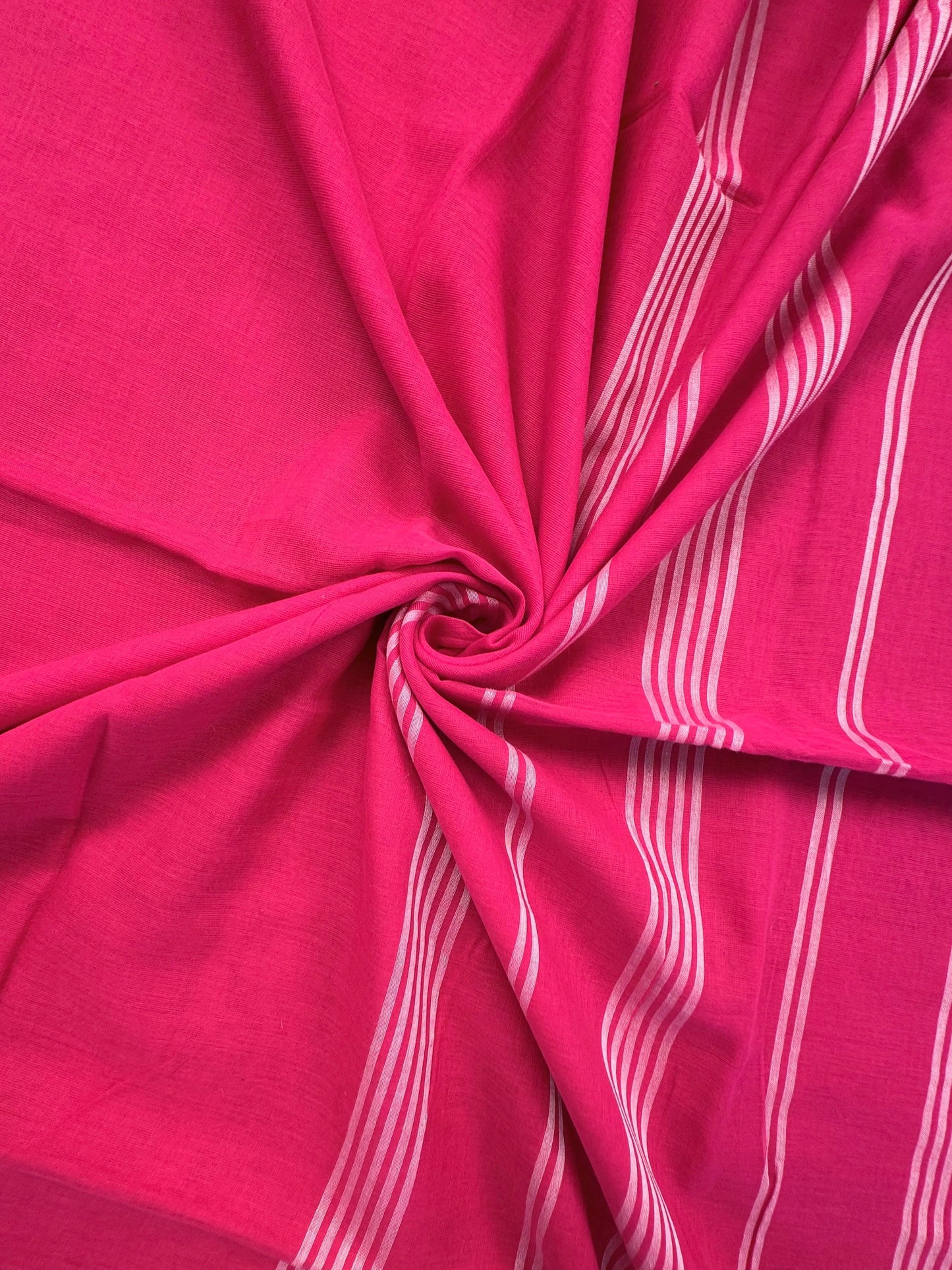 Rani Piku Bengal Cotton Saree