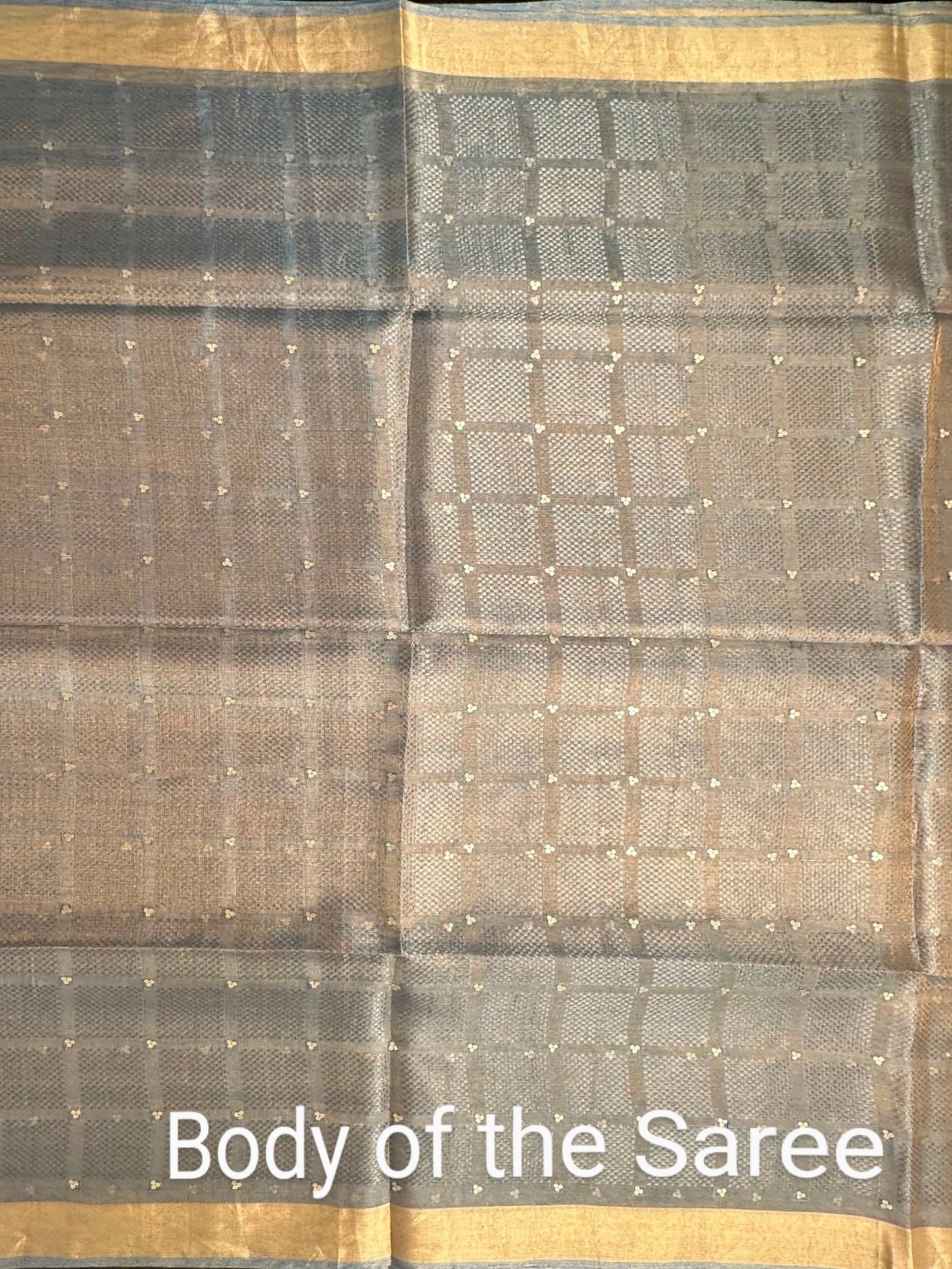 Emboss Tissue Silk Saree