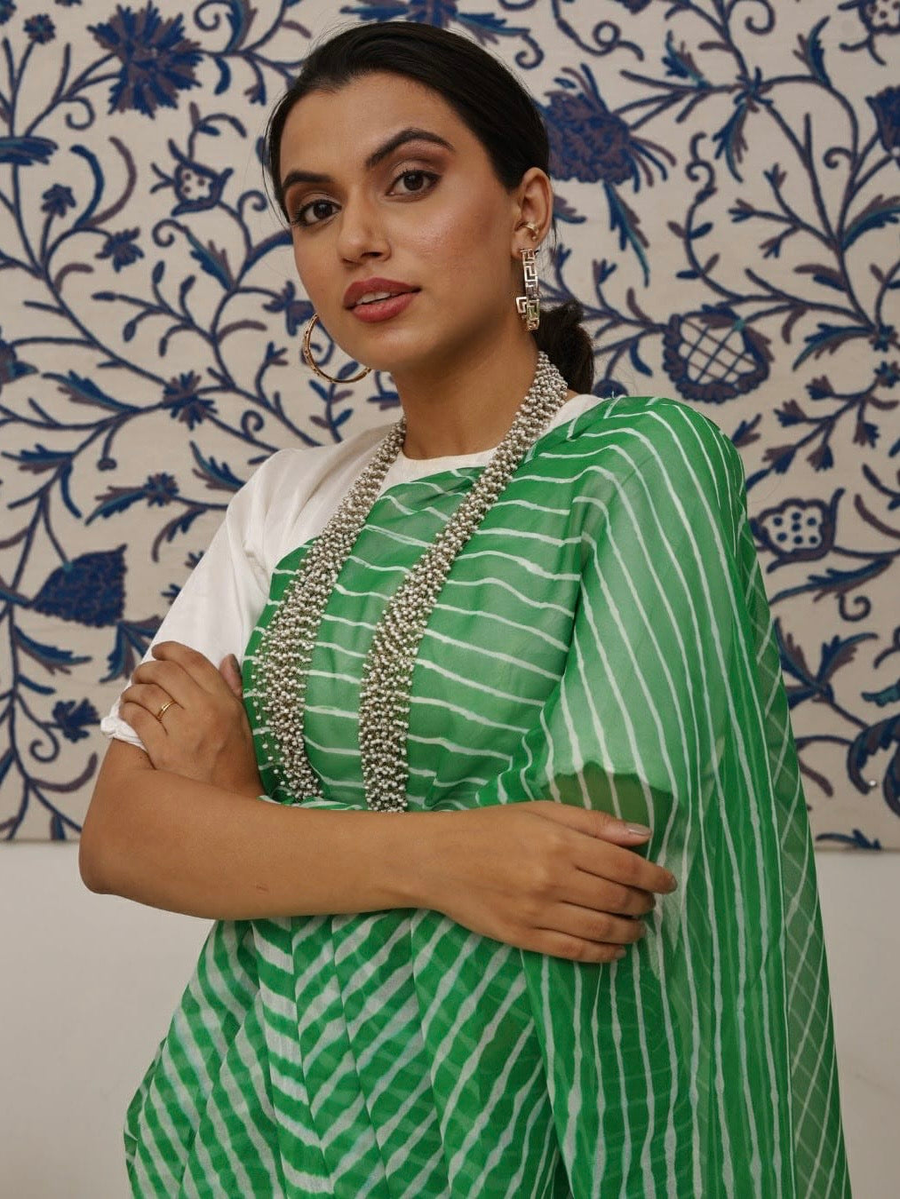 Leheriya Georgette Saree
