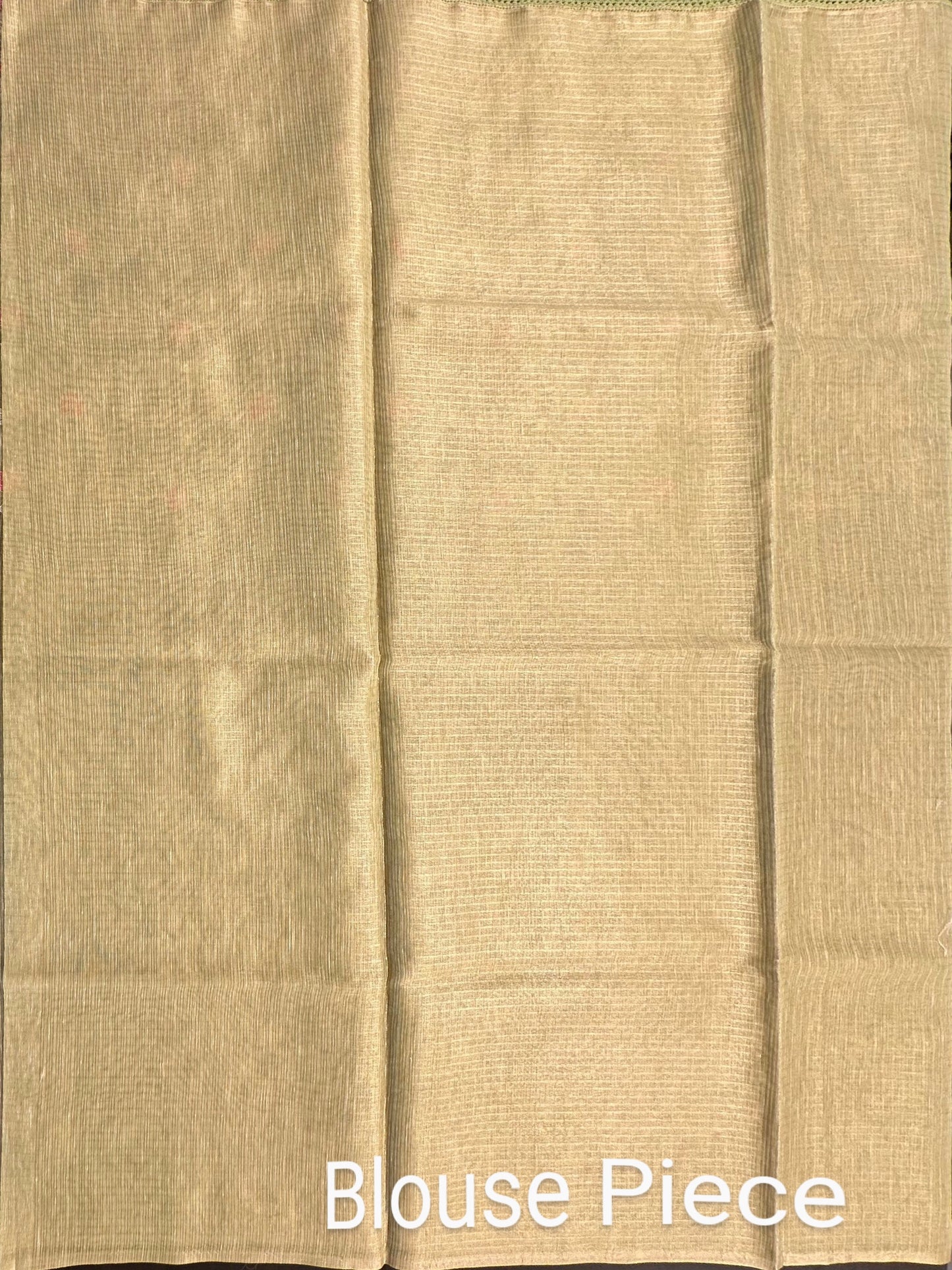 Parrot Green Fancy Tissue Saree