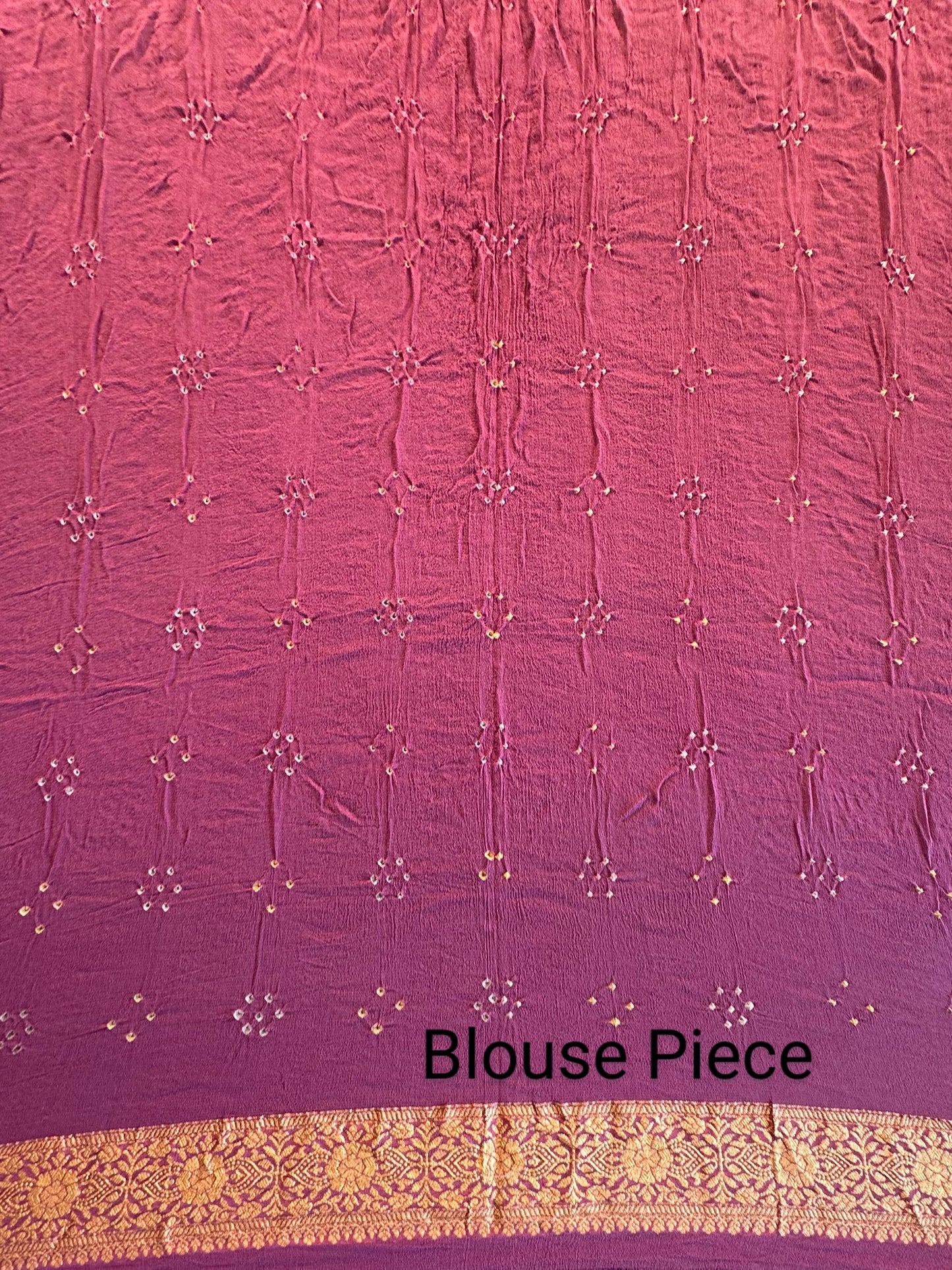 Pure Georgette Gharchola Bandhej Saree
