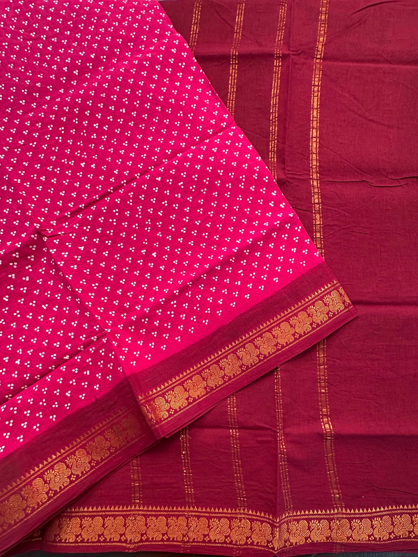 Rani Soongadi Cotton Saree
