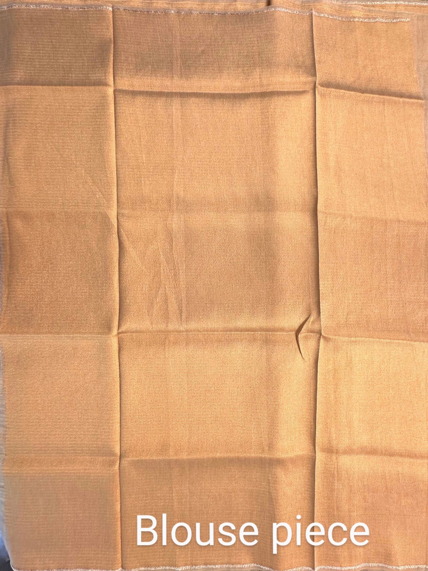 Light Gold Fancy Tissue Saree