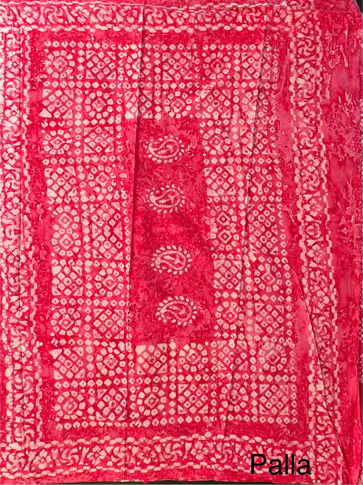 Batik Pure Cotton Saree
