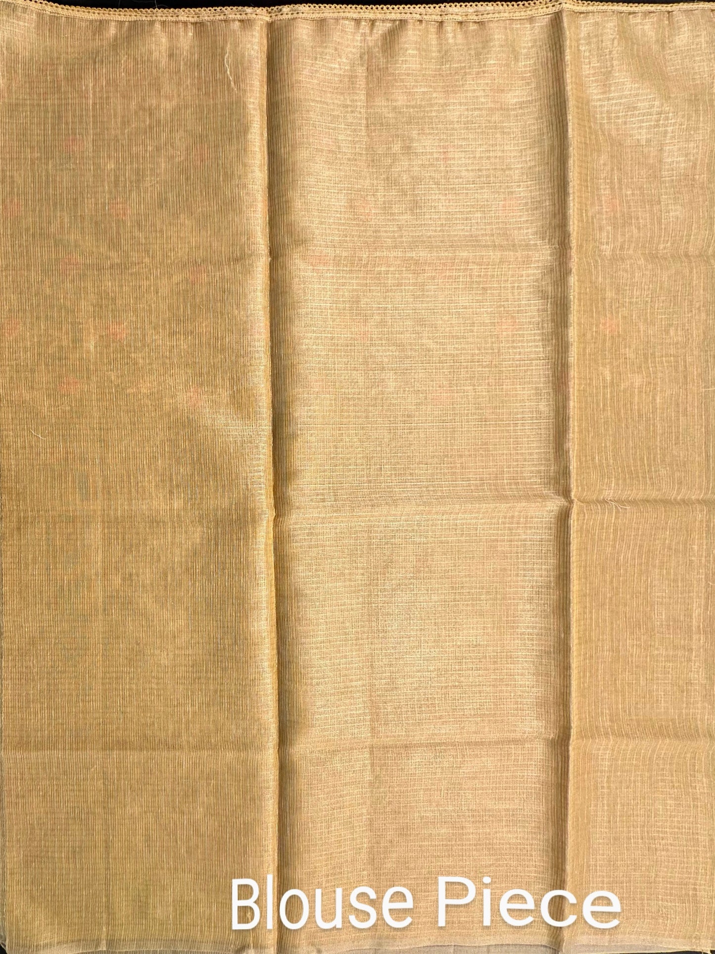 Mustard Fancy Tissue Saree