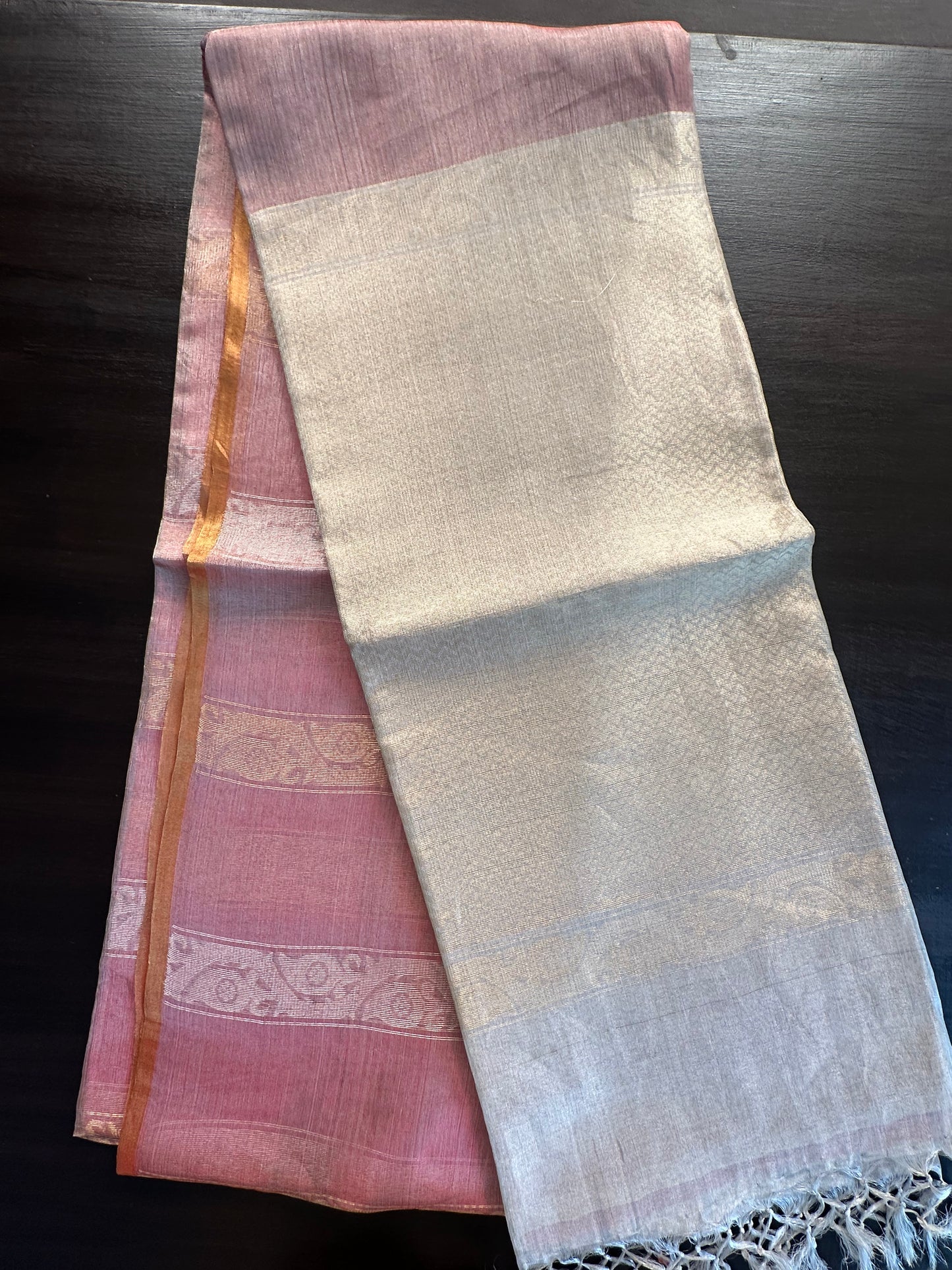 Jacquard Pure Tissue Silk Saree