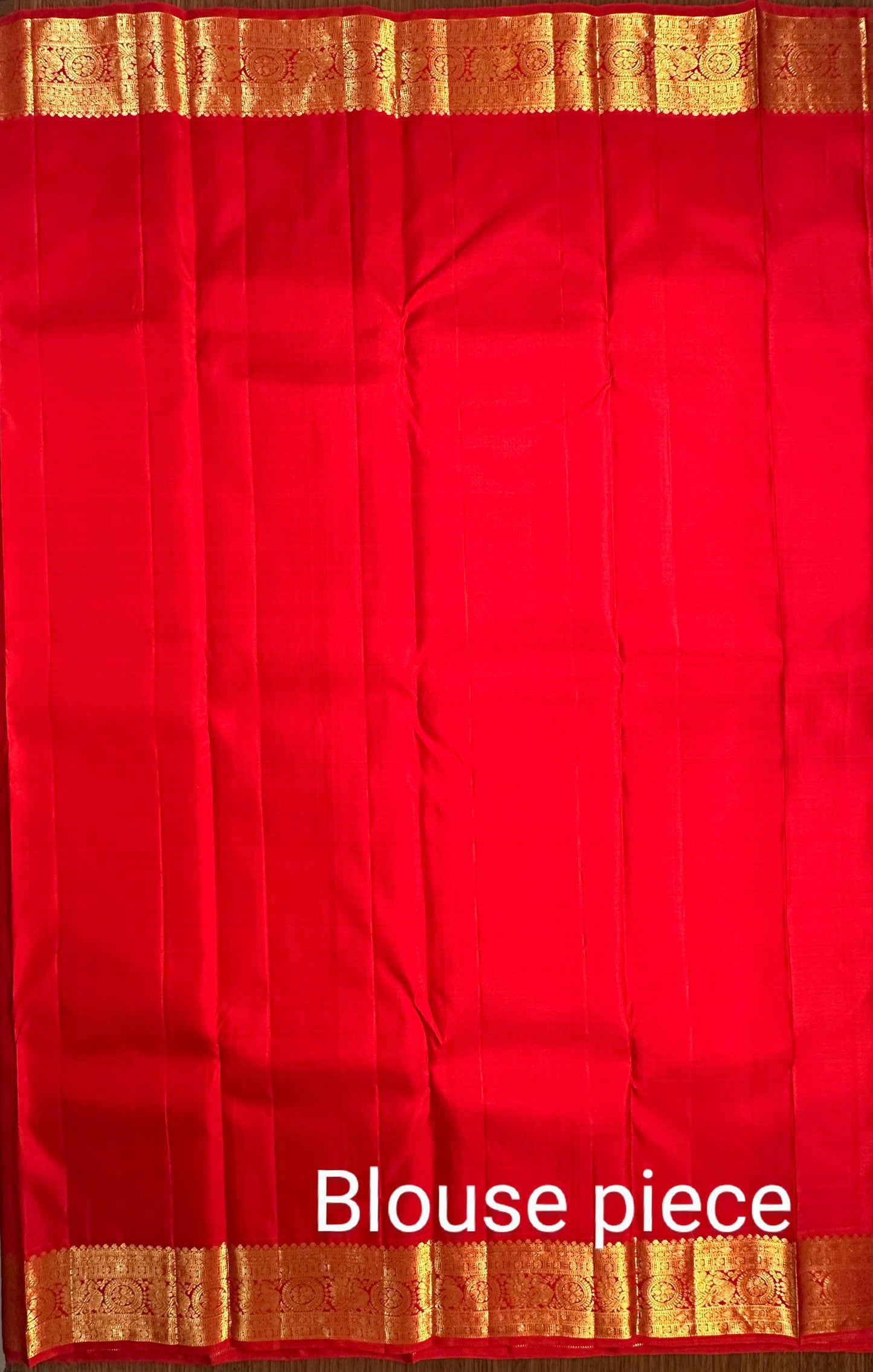 Red Handloom Kanjivaram Pure Silk Saree