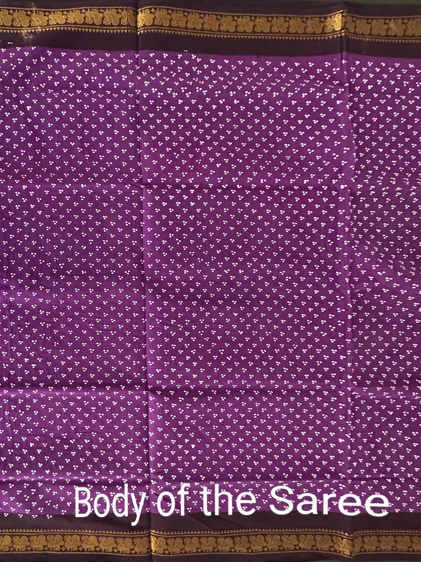 Purple Soongadi Cotton Saree