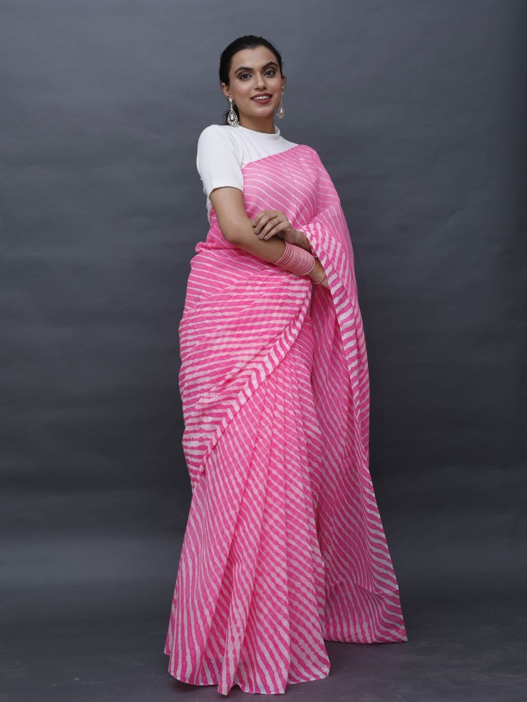 Leheriya Georgette Saree