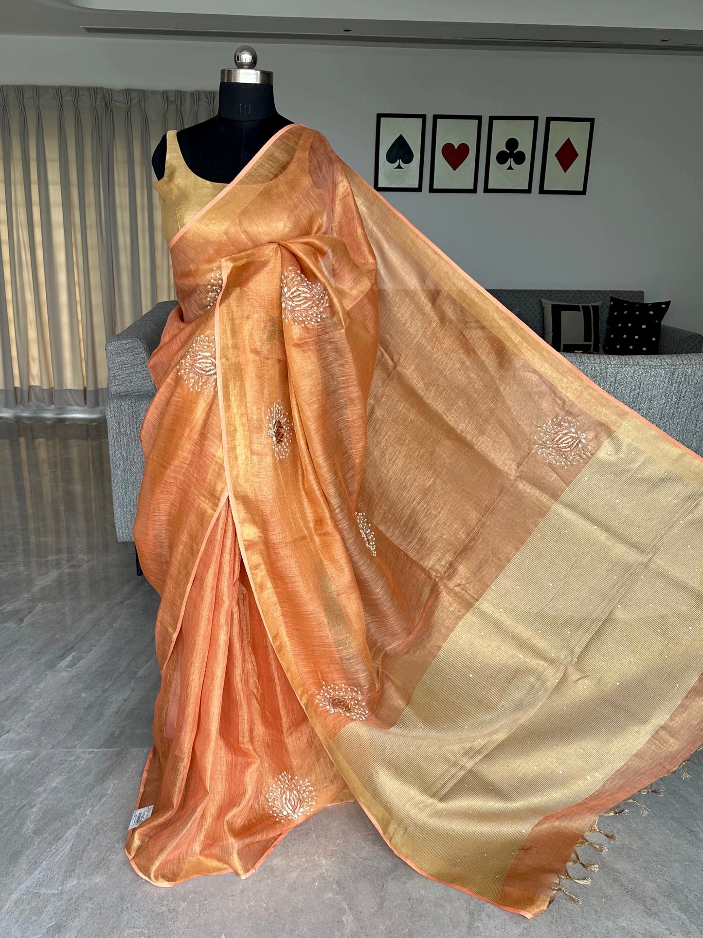 Fancy Tissue Saree