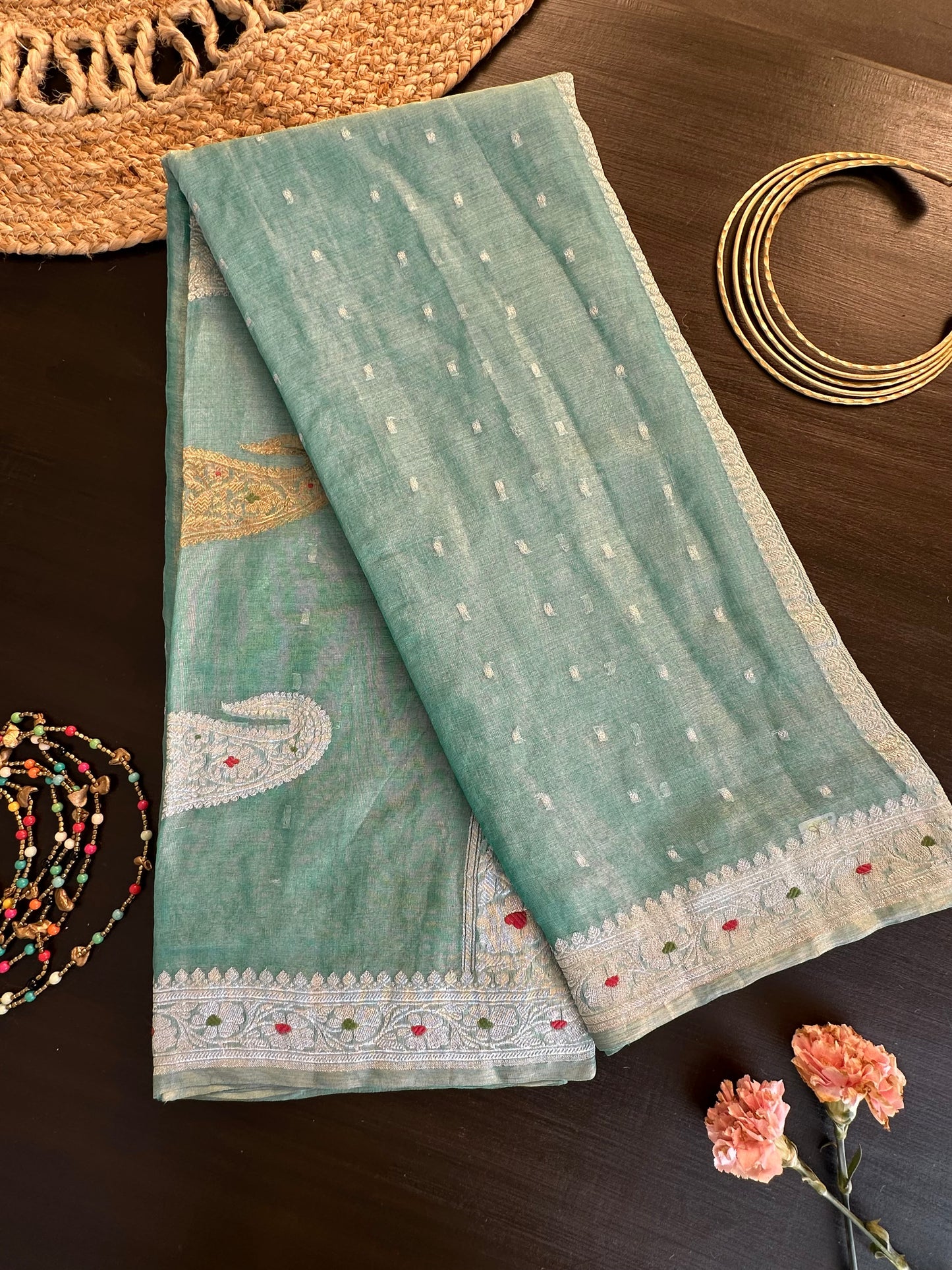 Georgette Tissue Saree