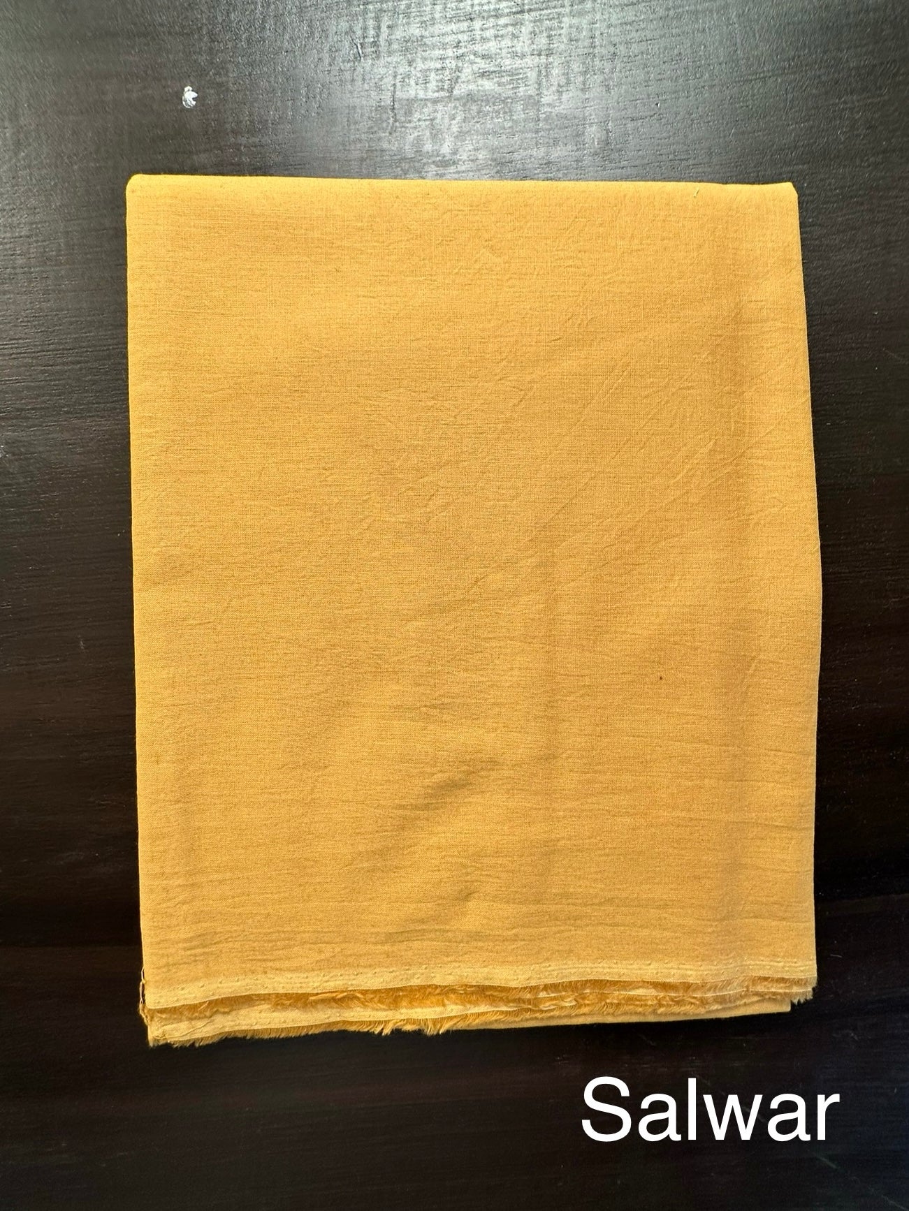 Mustard Jamdani Cotton 3-Piece Suit