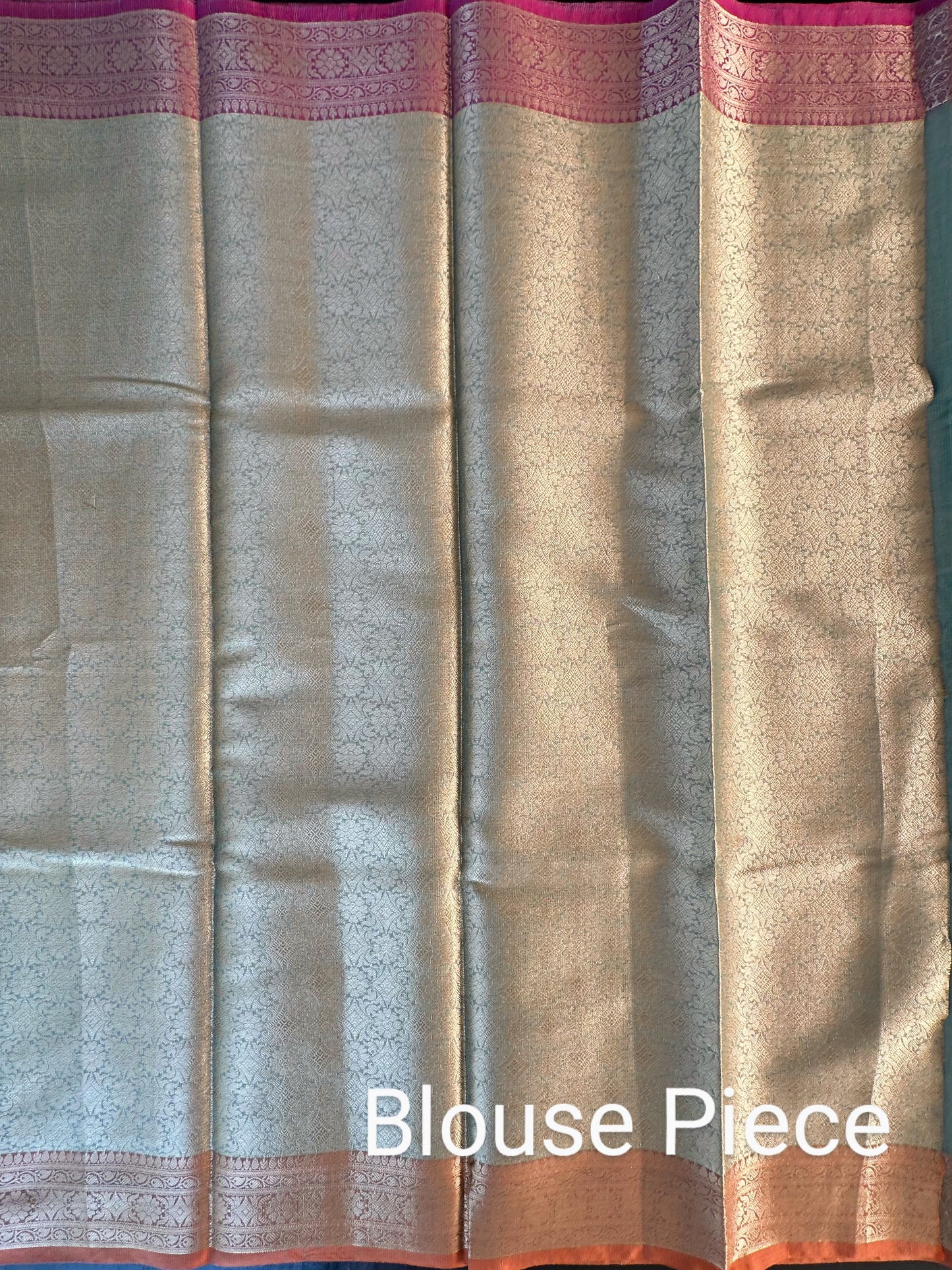 Parrot Green Amrit Tissue Saree
