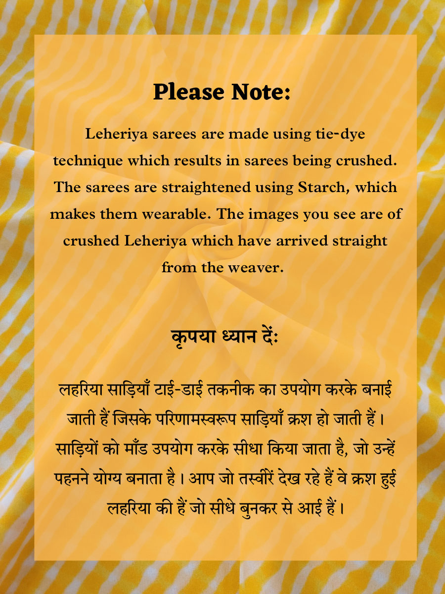 Leheriya Georgette Saree