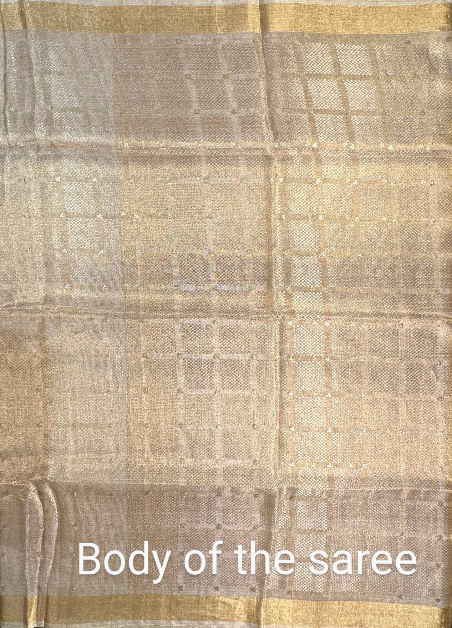 Emboss Tissue Silk Saree