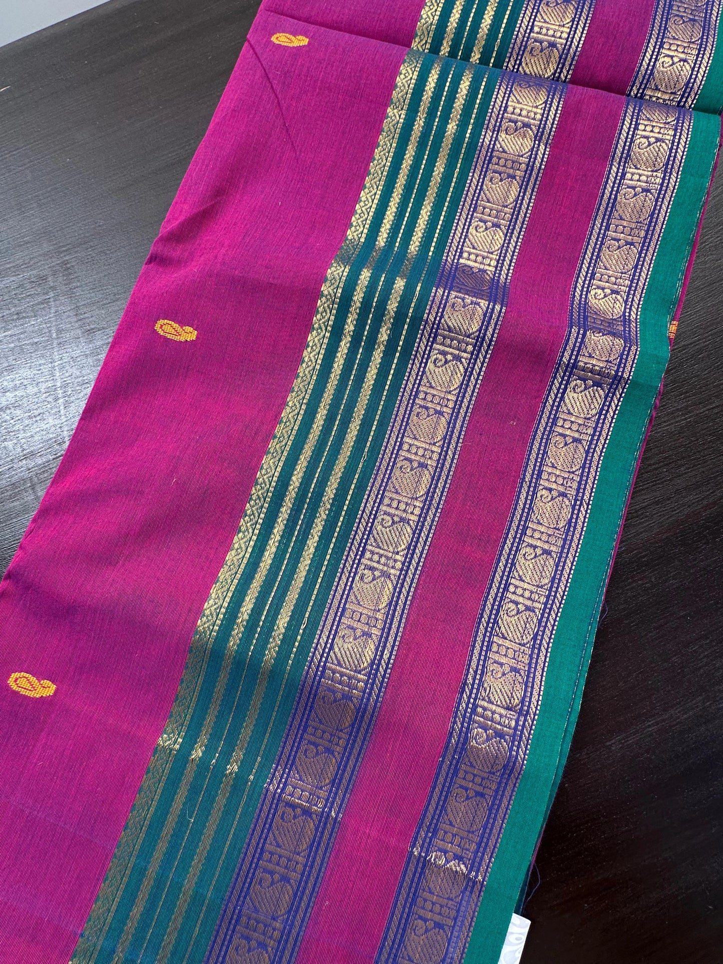 Wine Narayanpet Cotton Saree