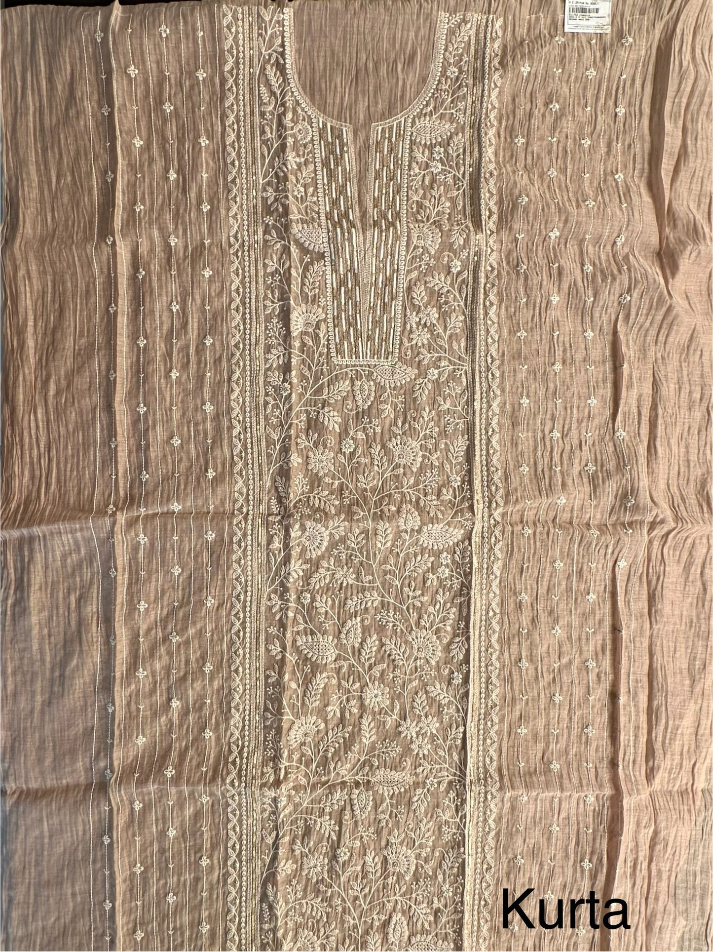 Pure Chanderi 3-Piece Suit