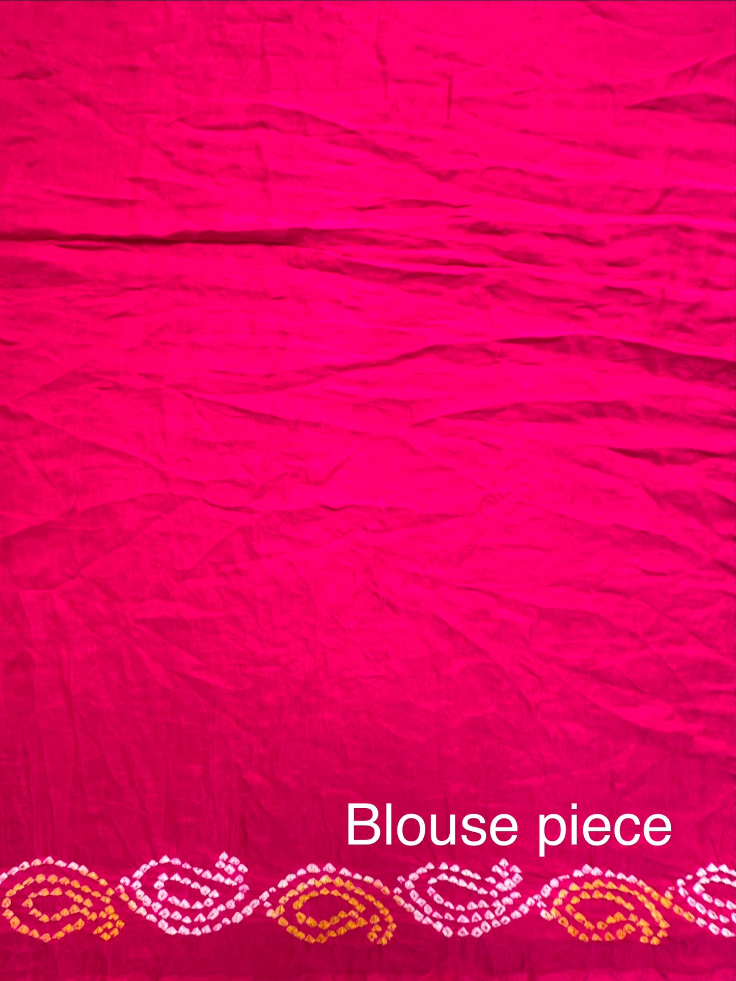 Rani Gharchola Bandhej Gajji Silk Saree