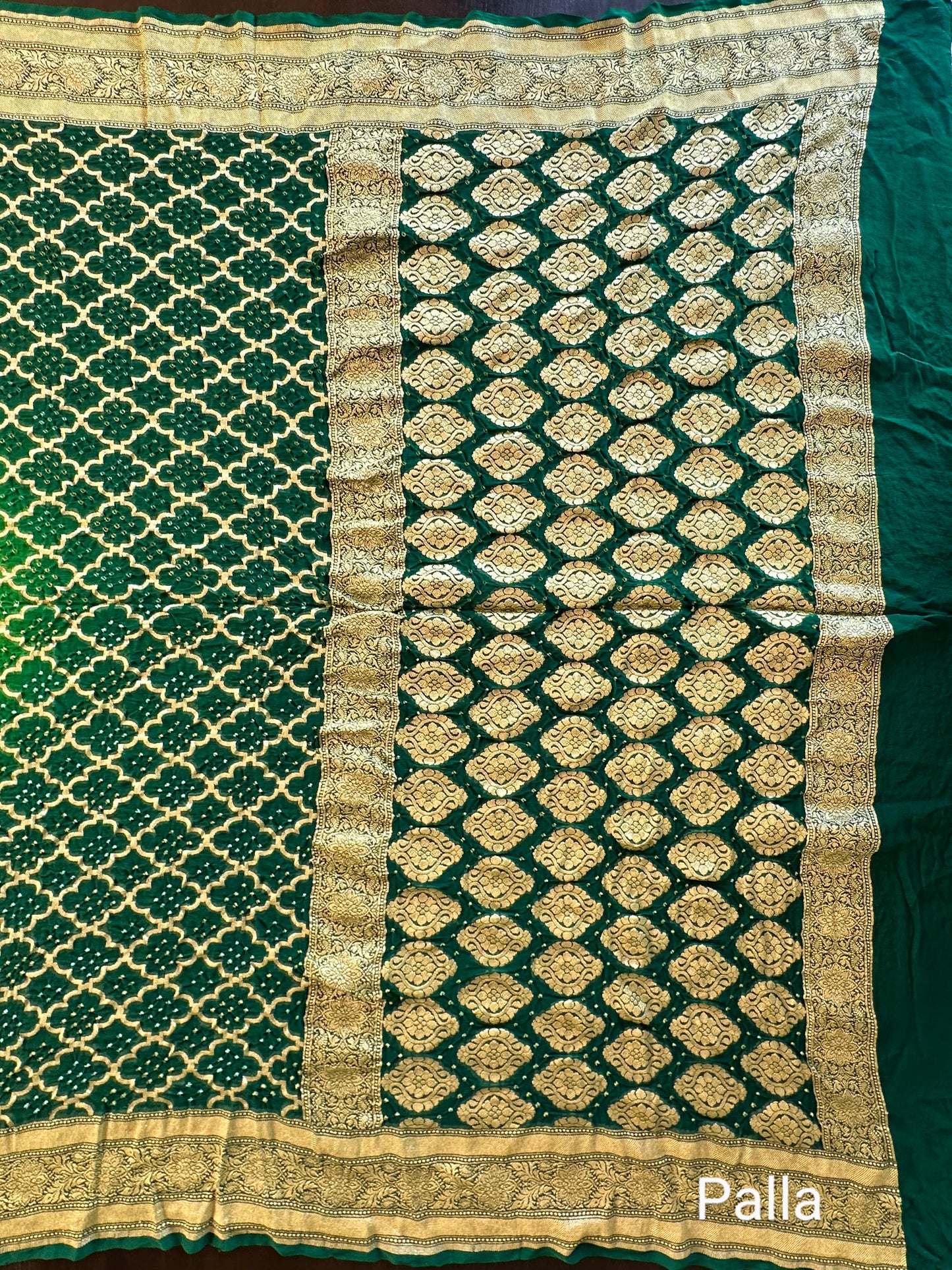 Pure Georgette Gharchola Bandhej Saree