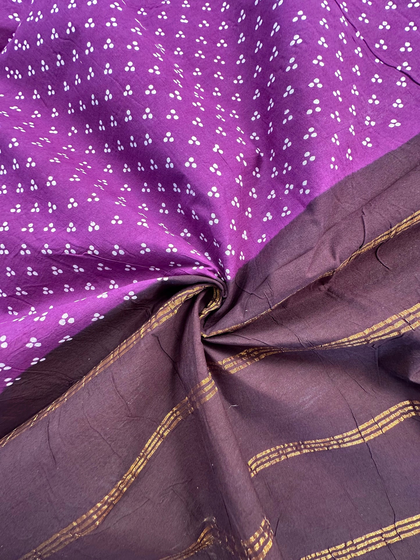Purple Soongadi Cotton Saree