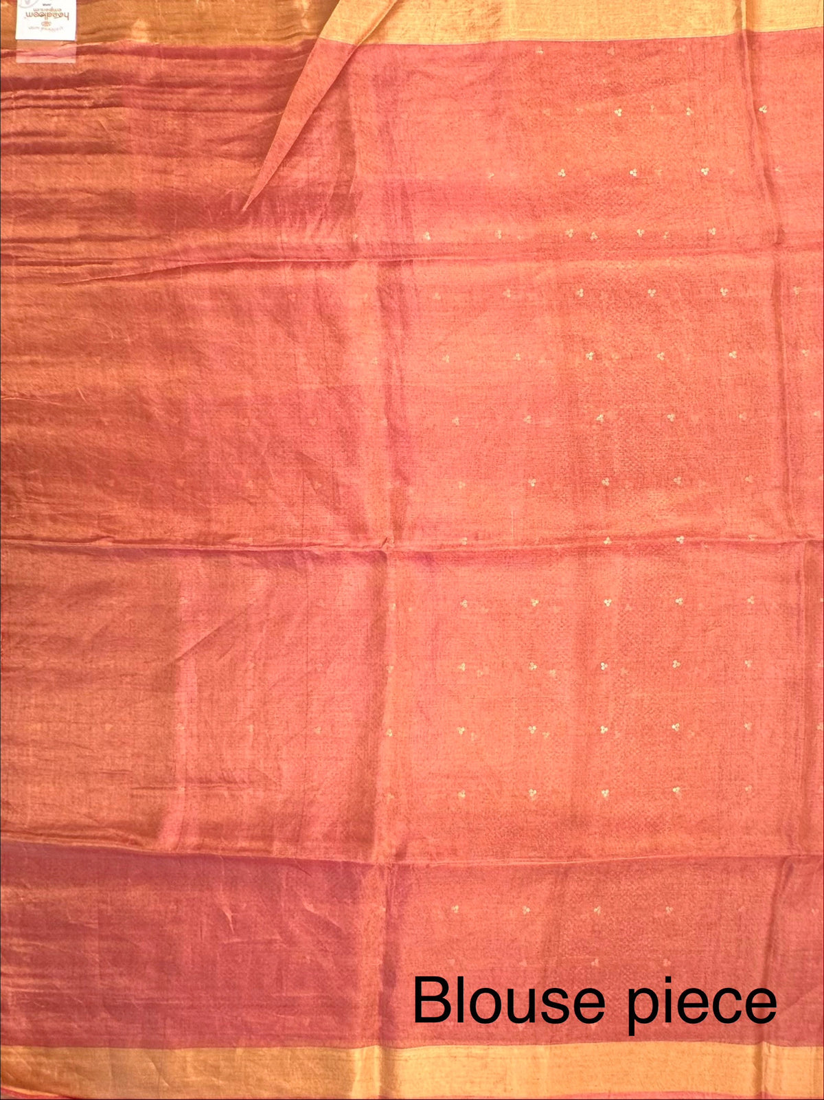 Rani Emboss Pure Tissue Silk Saree