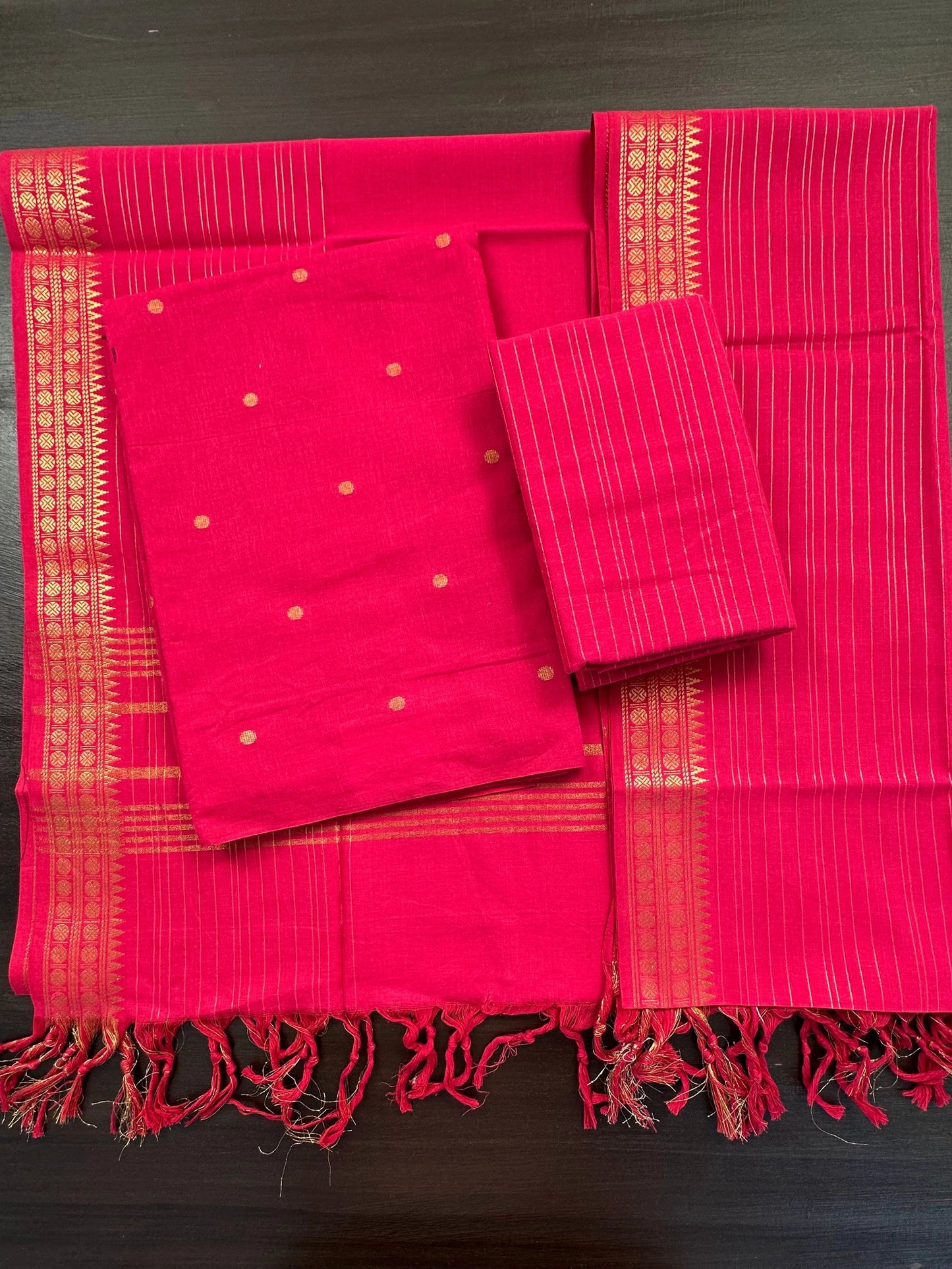 Rani South Cotton Unstitched 3-Piece Suit