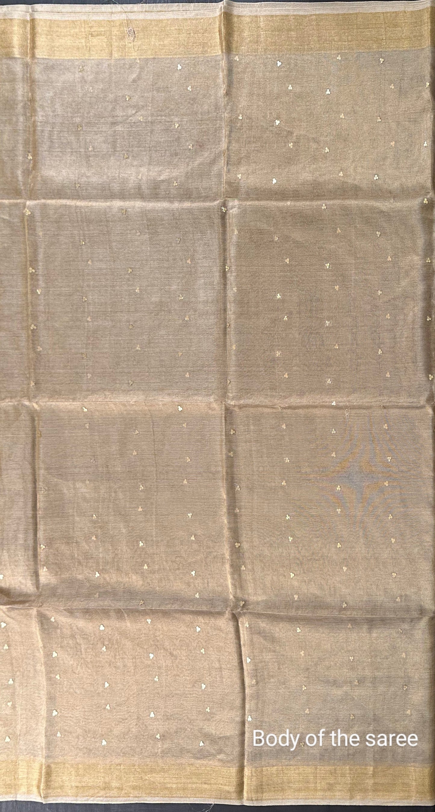 Gold Pure Tissue Silk Saree