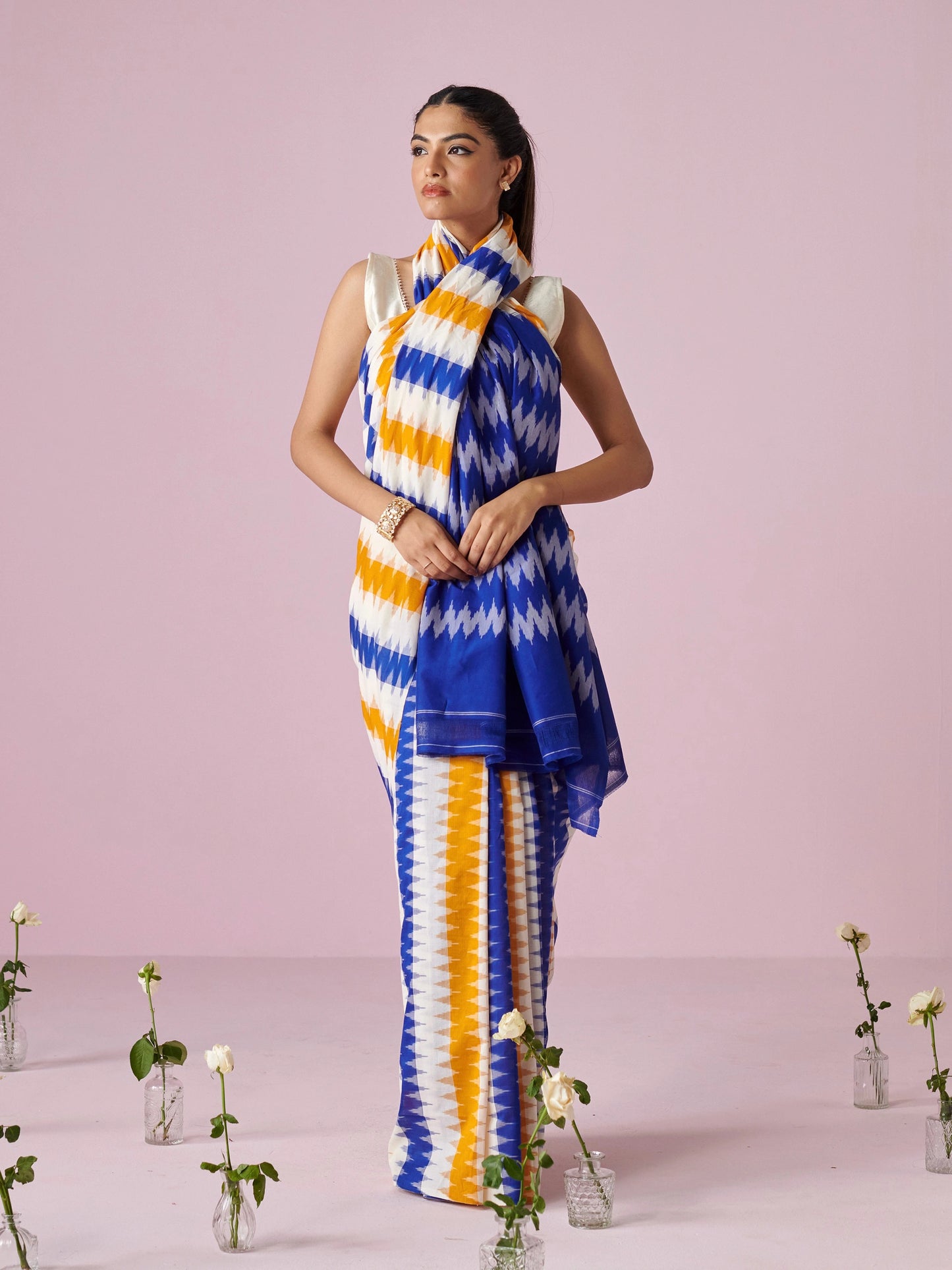 Ikkat Cotton Saree