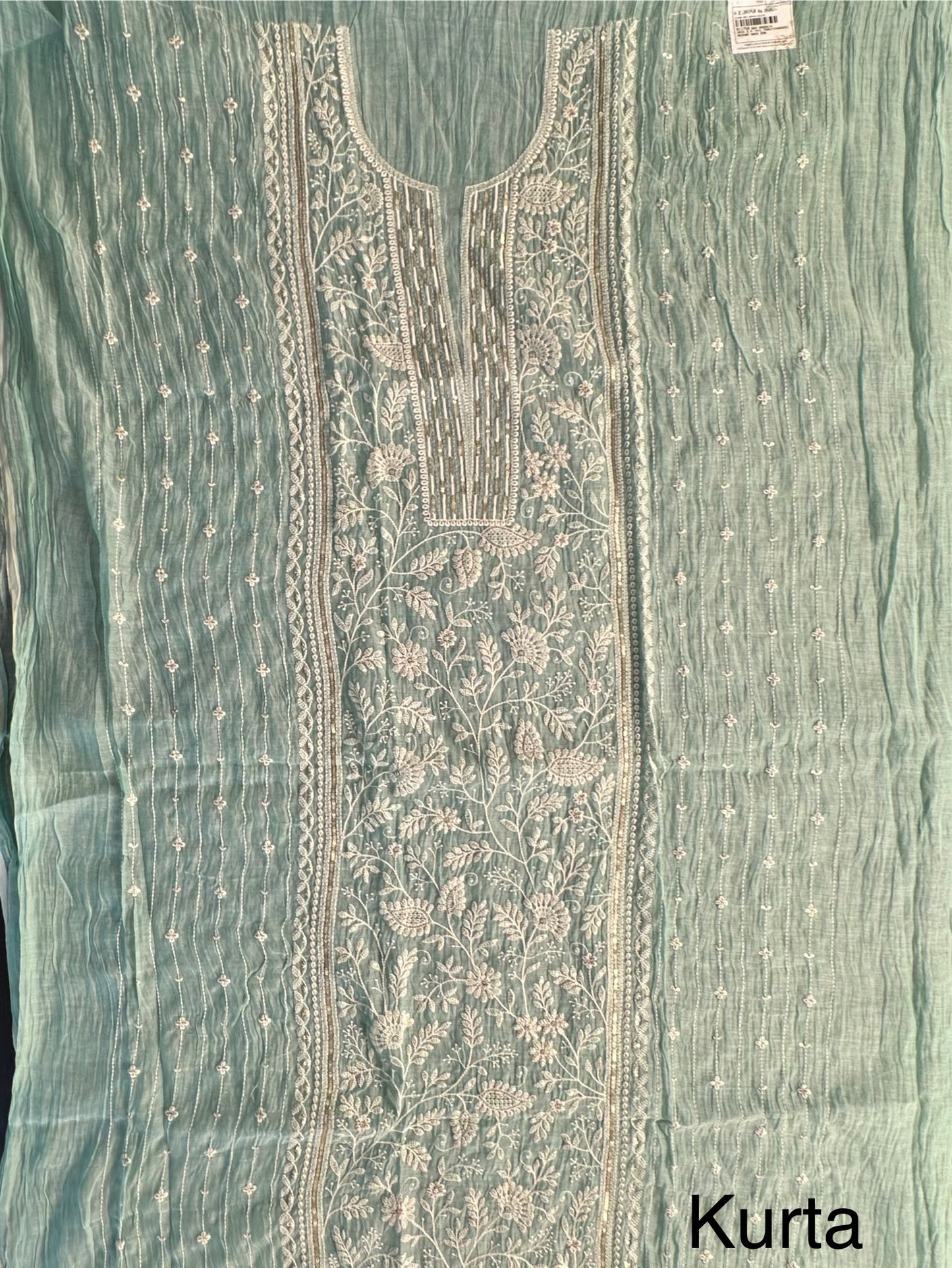 Pure Chanderi 3-Piece Suit