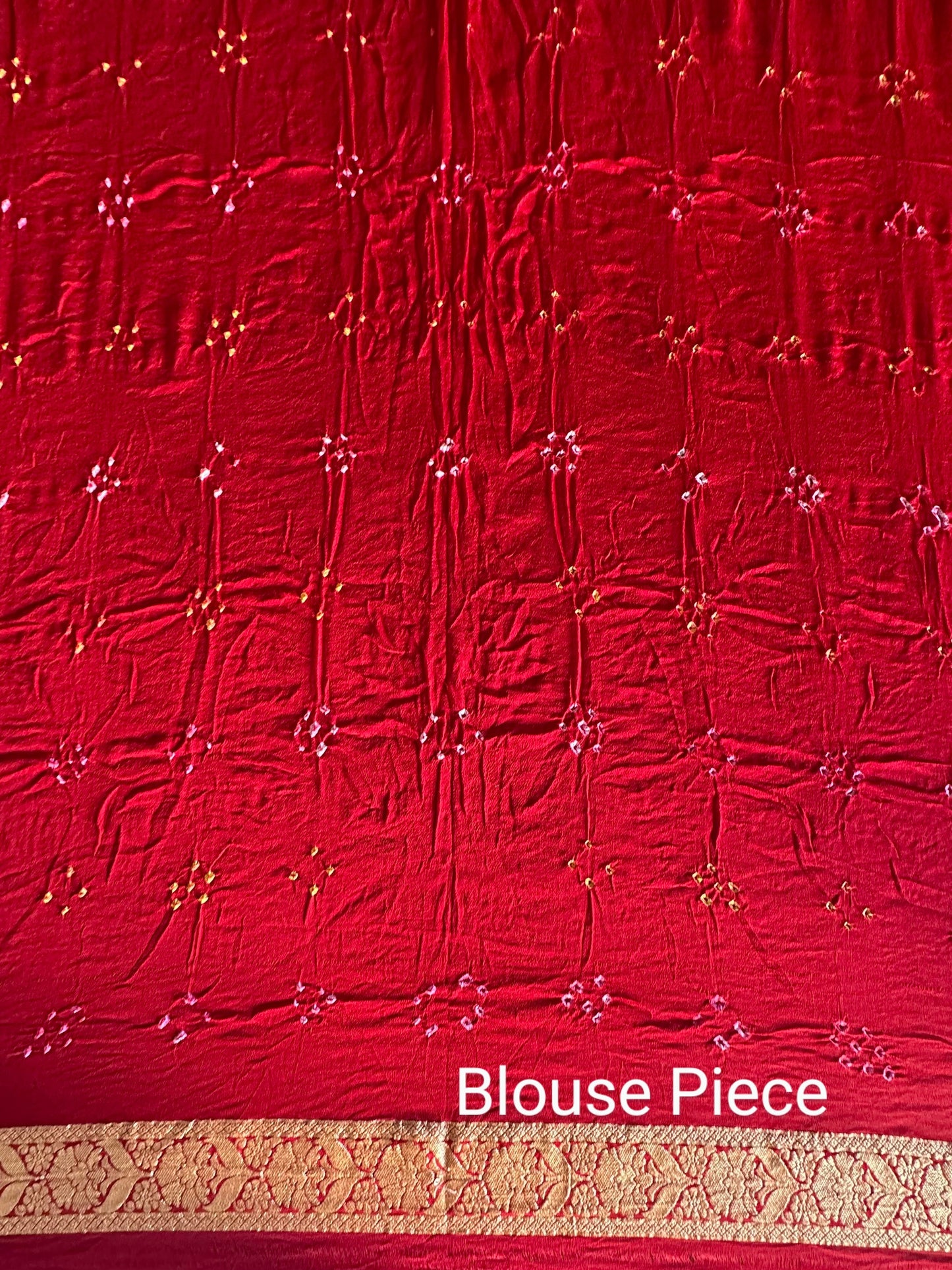 Pure Georgette Gharchola Bandhej Saree