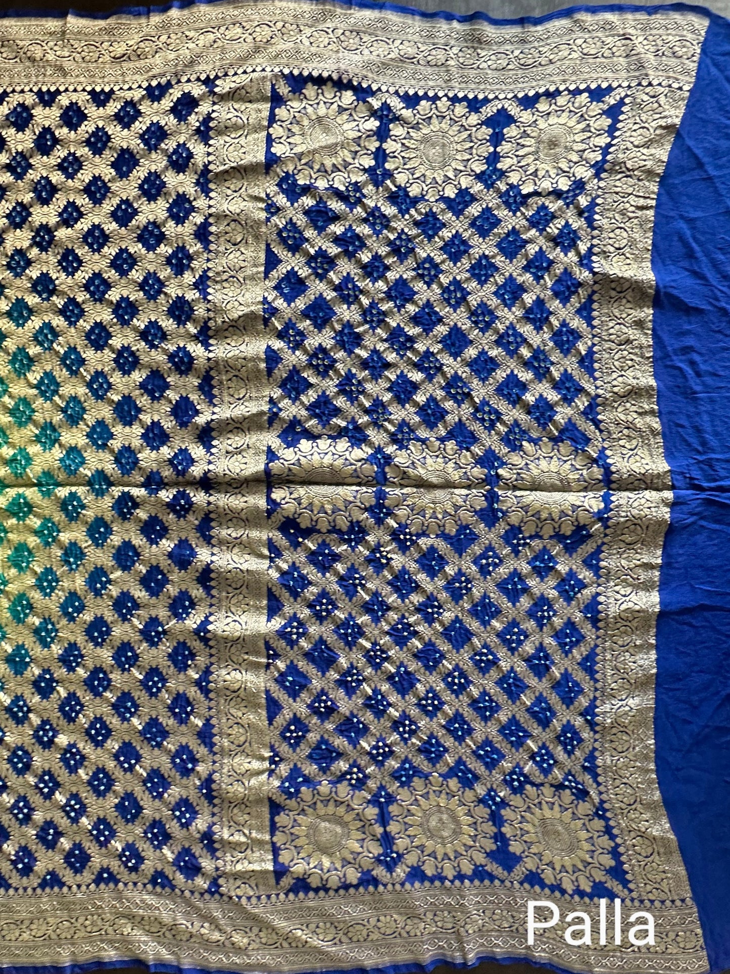 Pure Georgette Gharchola Bandhej Saree