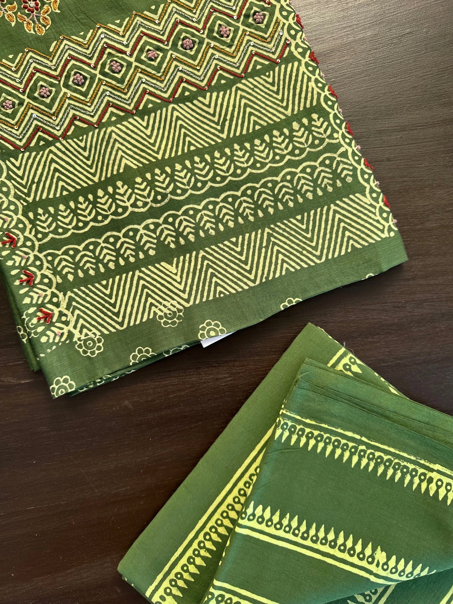 Pure Chanderi 3-Piece Suit